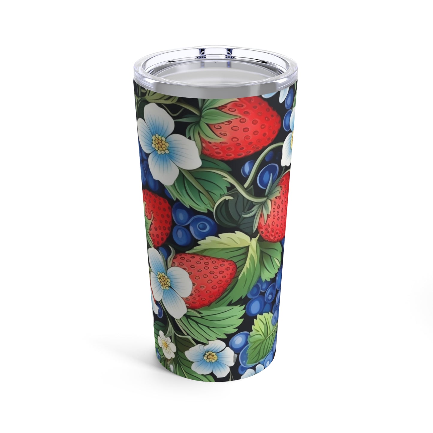 Strawberries and Blueberries Tumbler 20oz