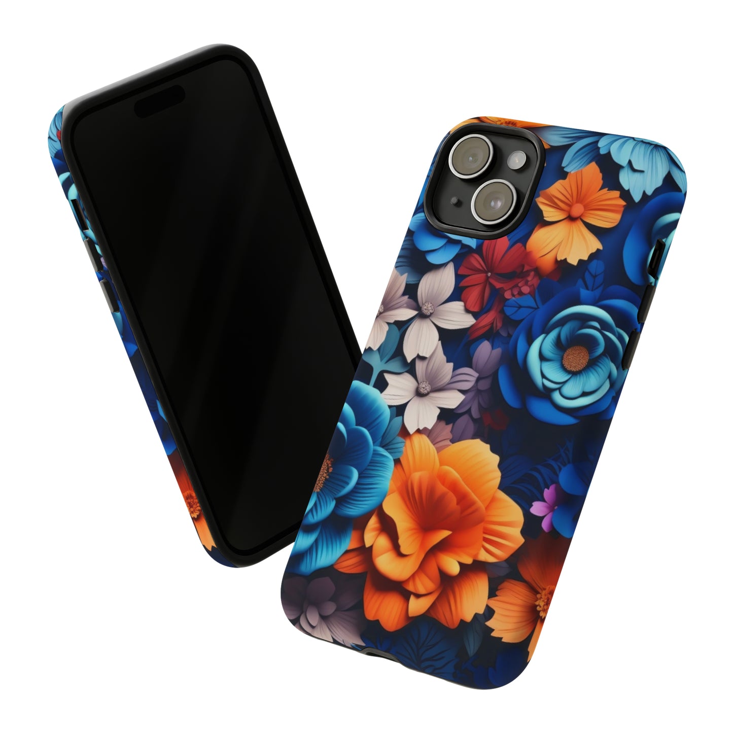 Blue Floral phone case