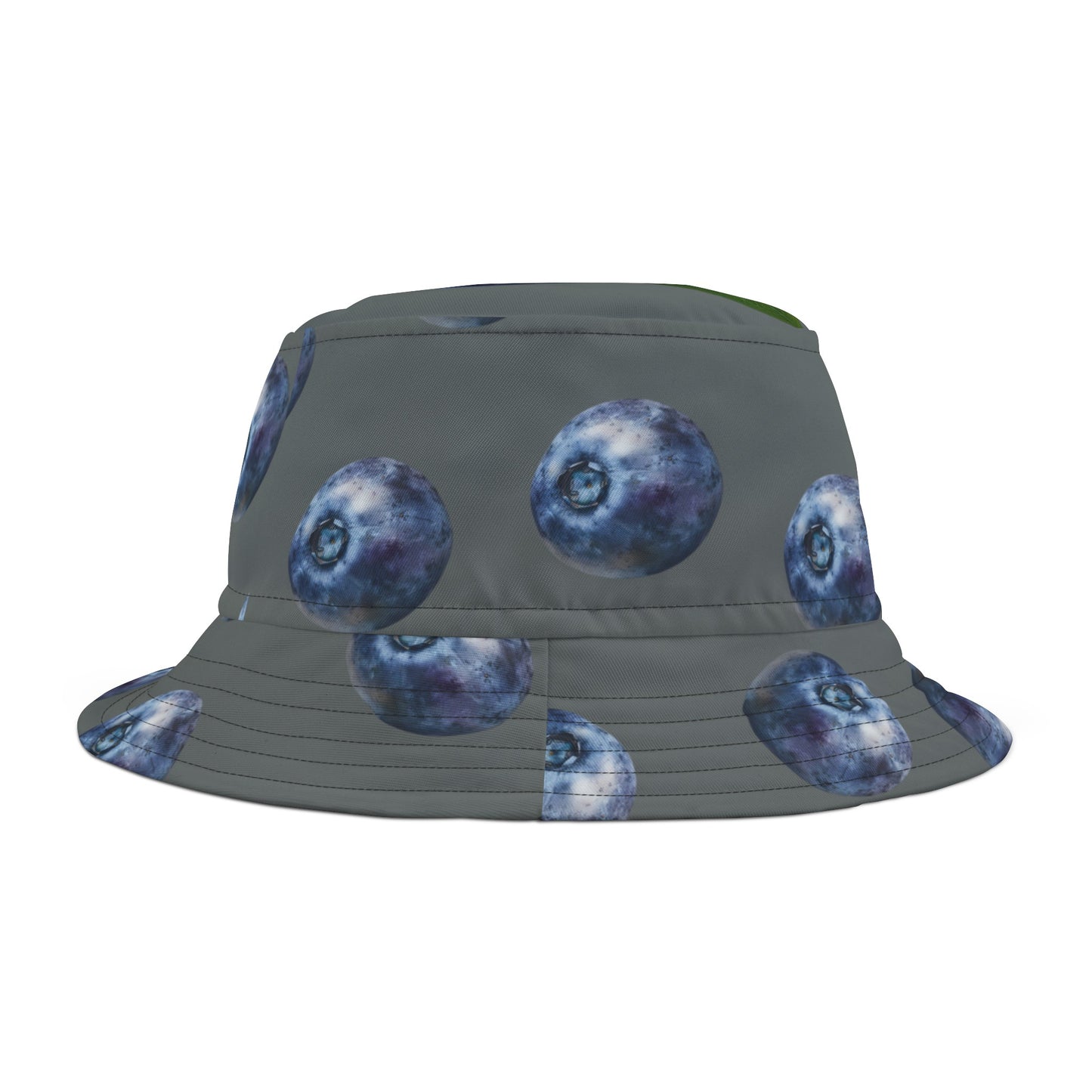 Grey Blueberry Bucket Hat