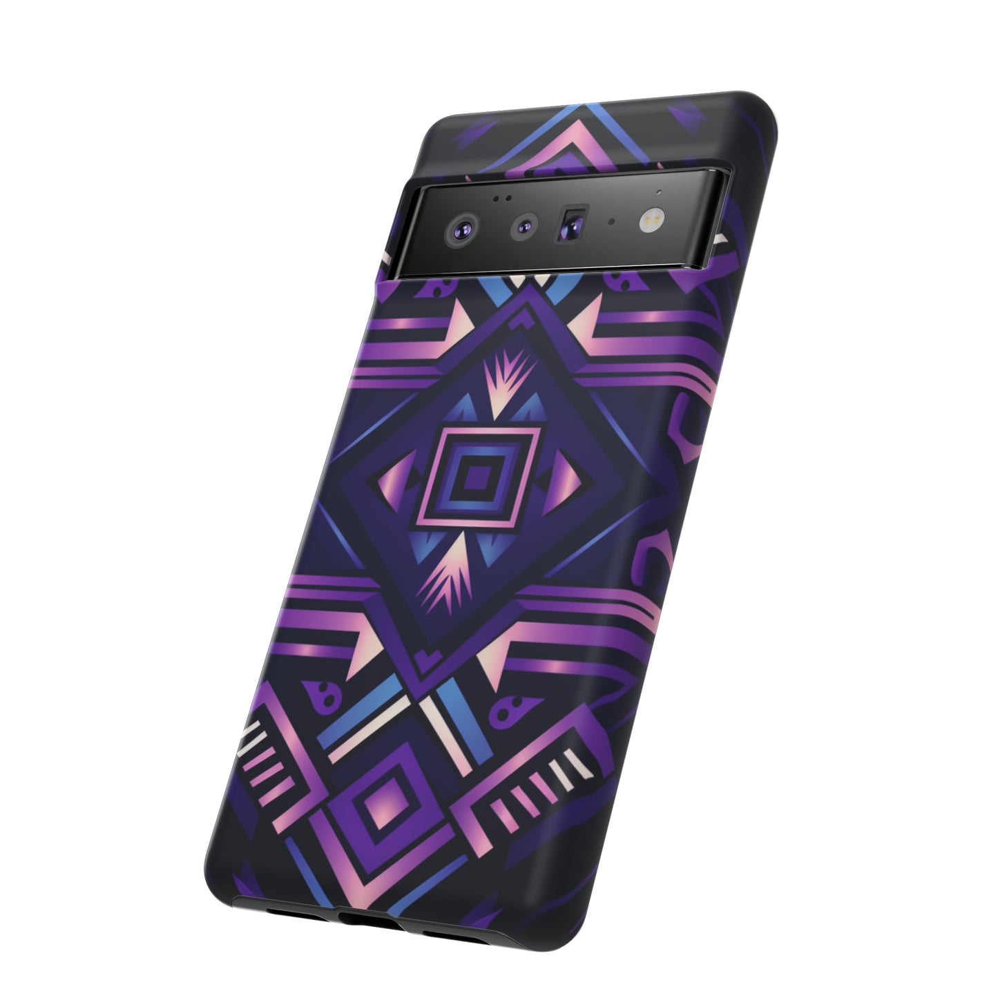 Purple Geometric Phone Case