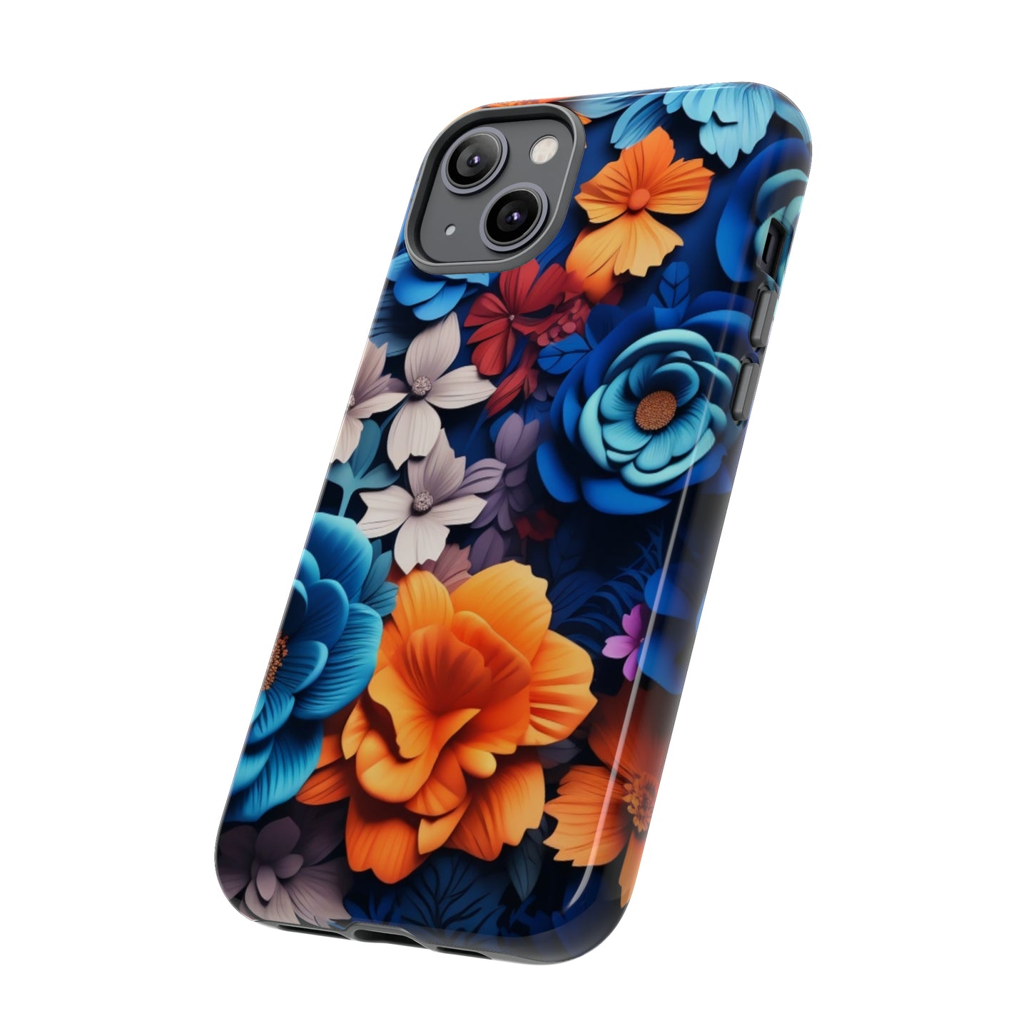 Blue Floral phone case