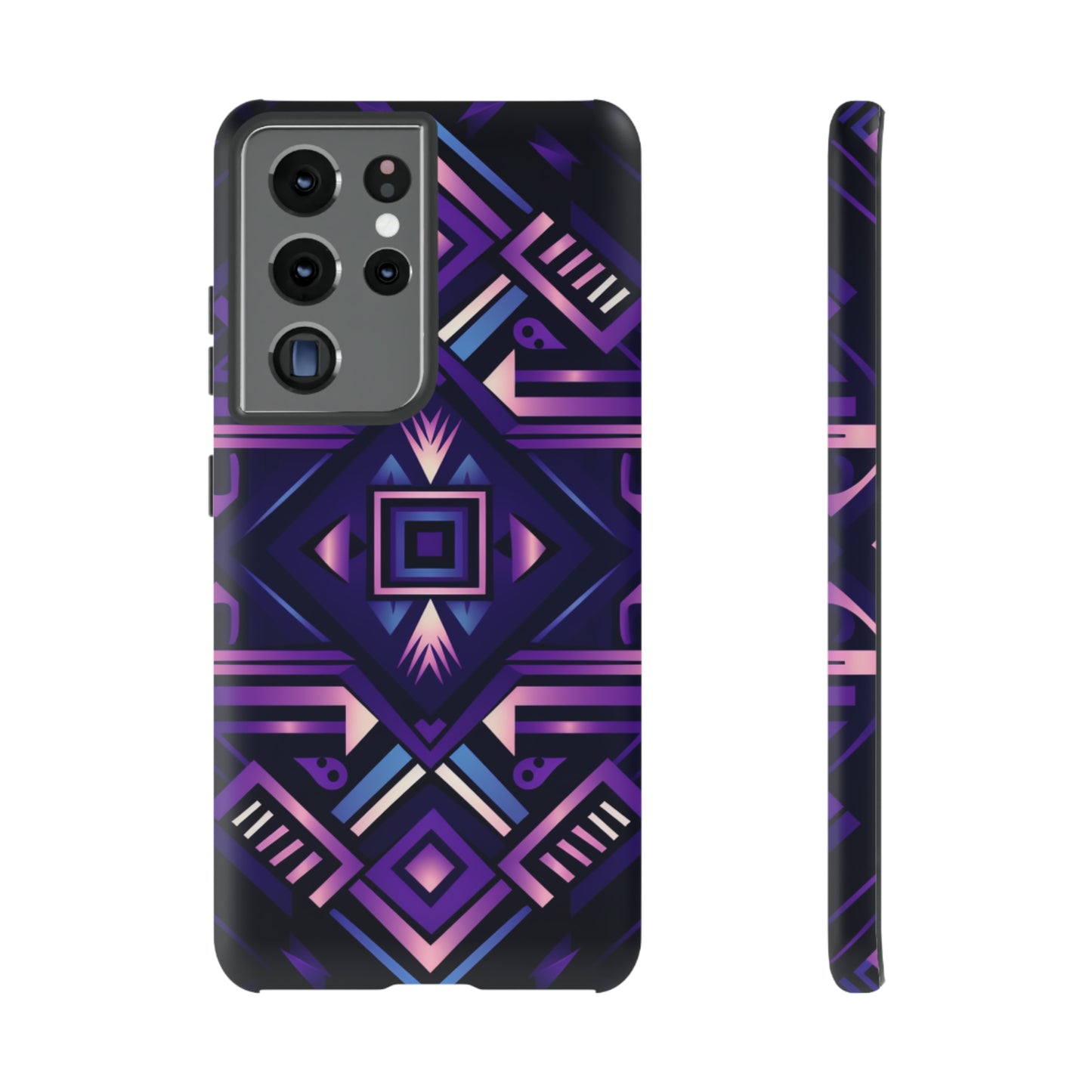 Purple Geometric Phone Case