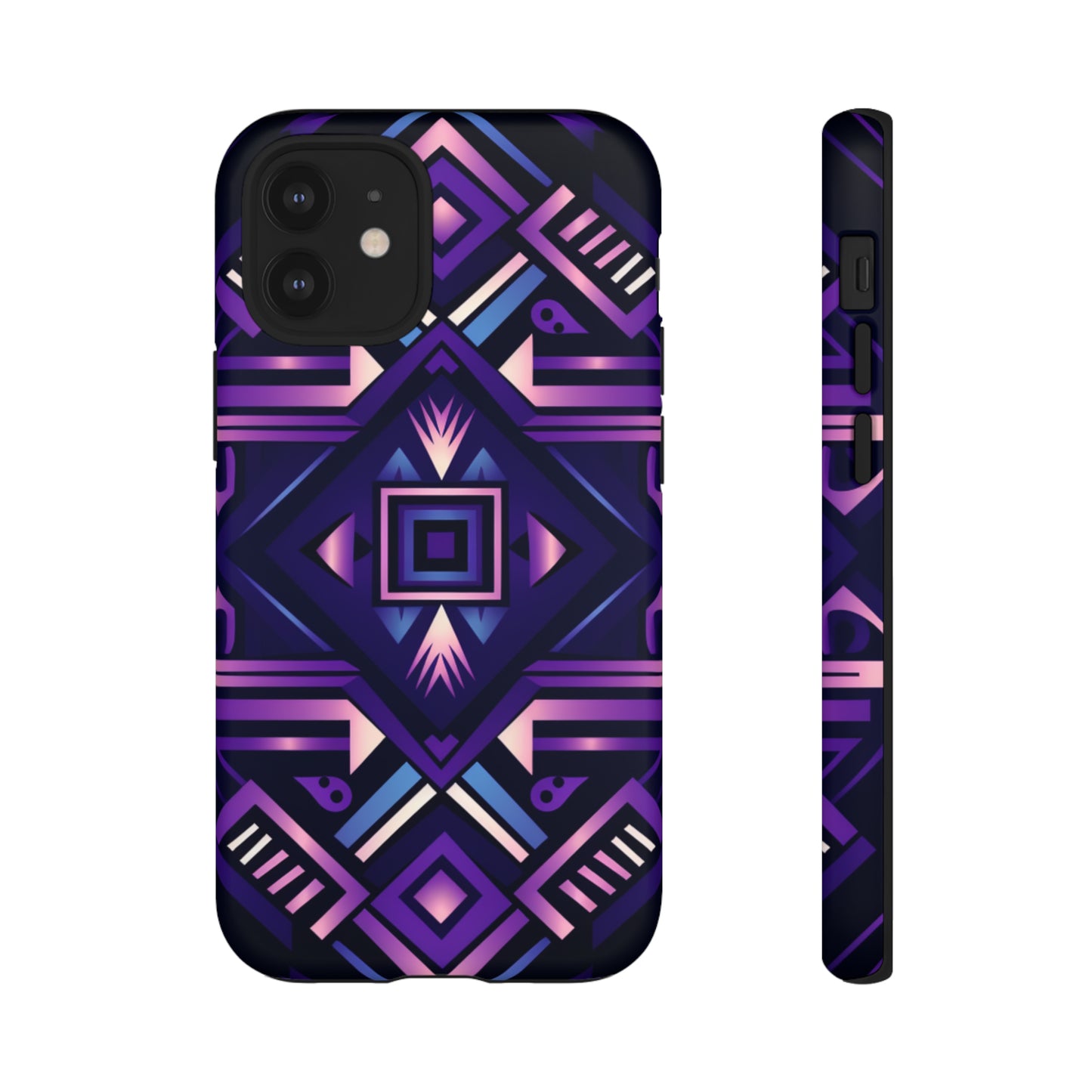 Purple Geometric Phone Case