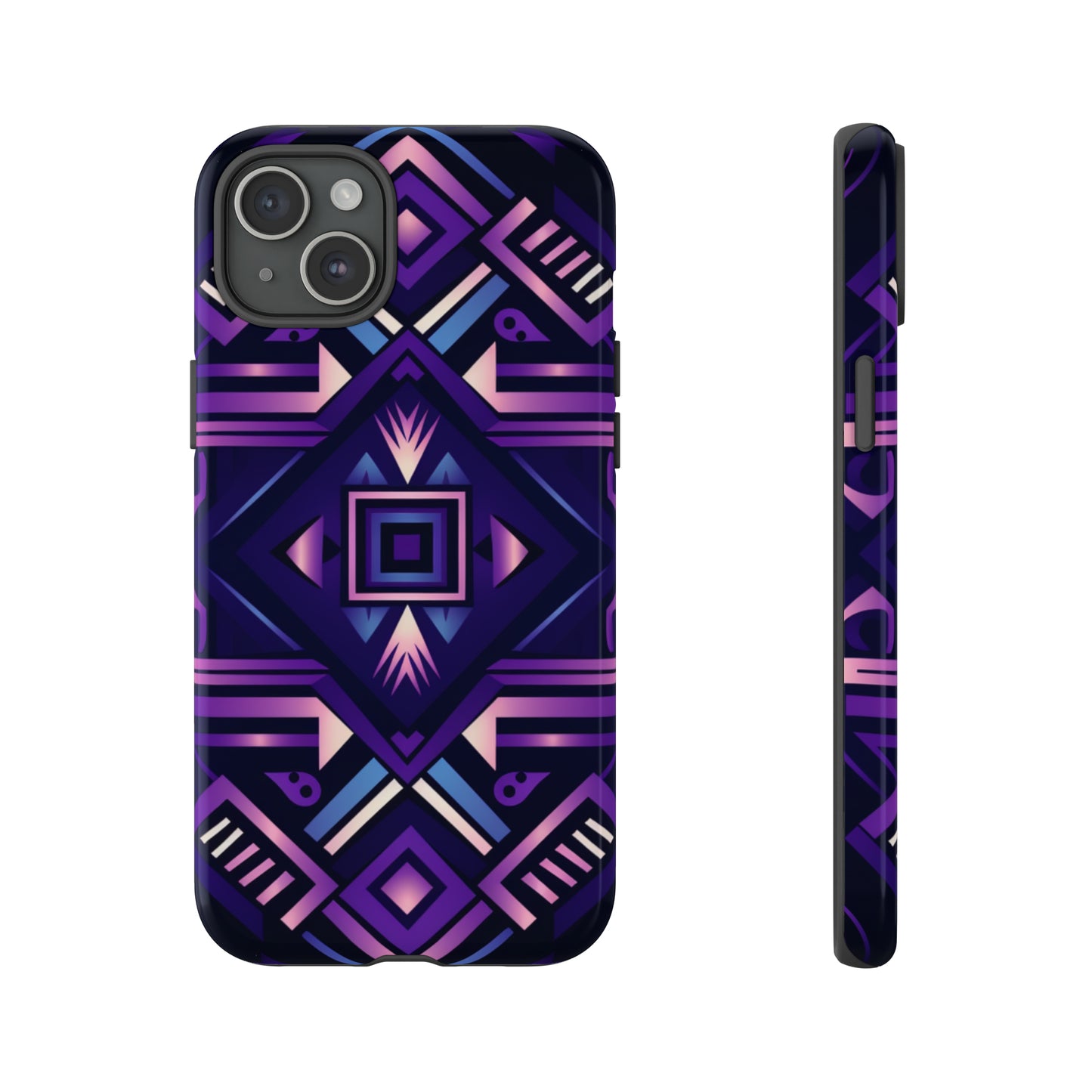 Purple Geometric Phone Case