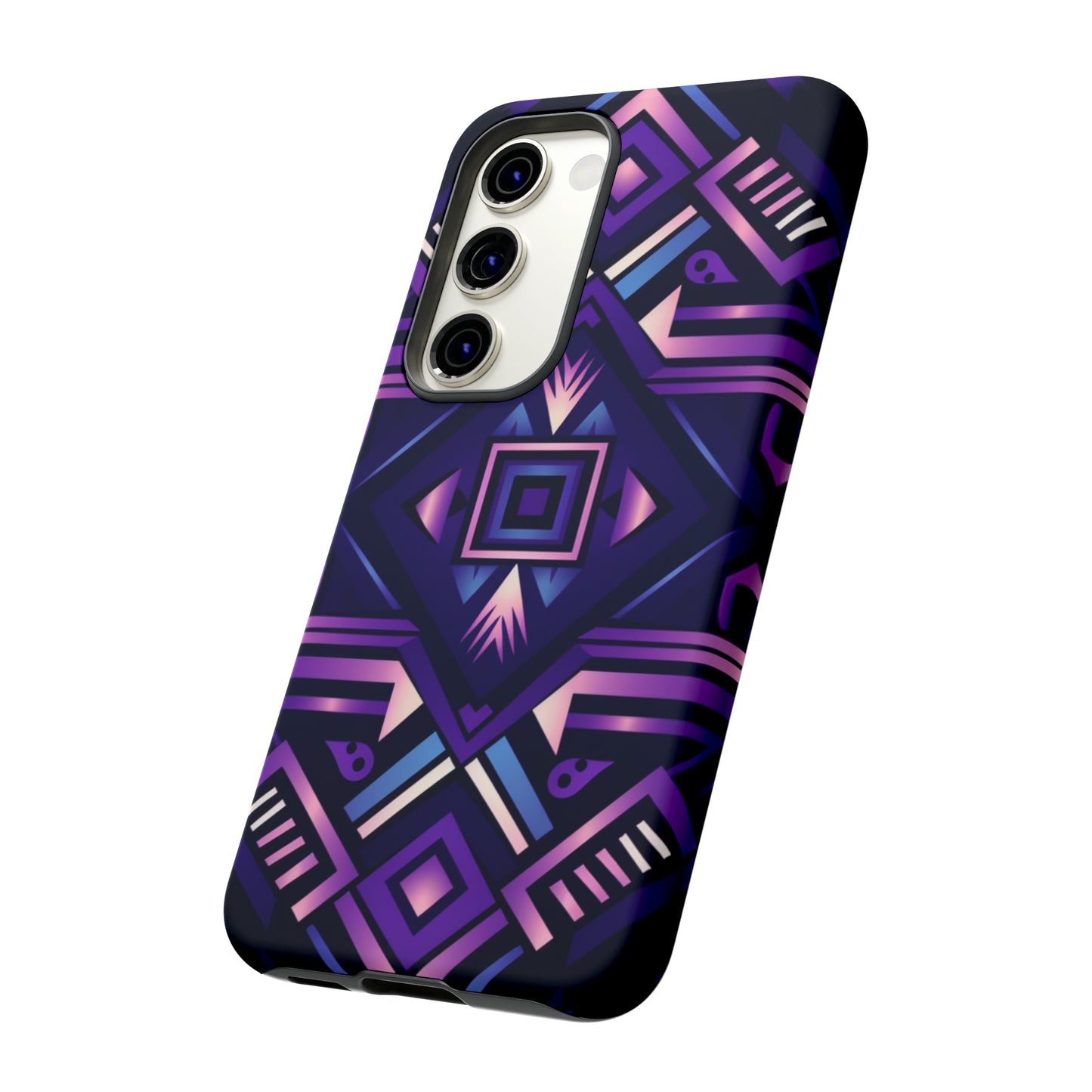 Purple Geometric Phone Case