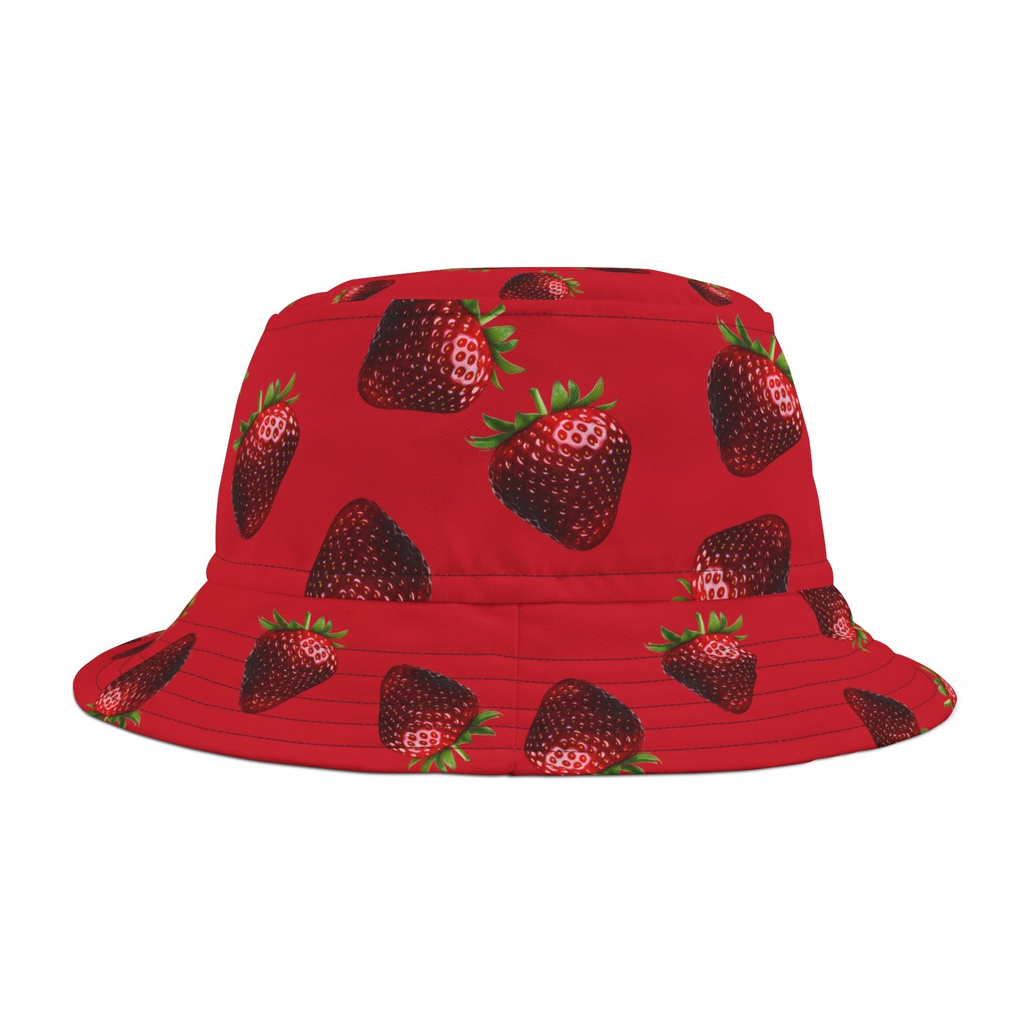 Red Strawberry Bucket Hat