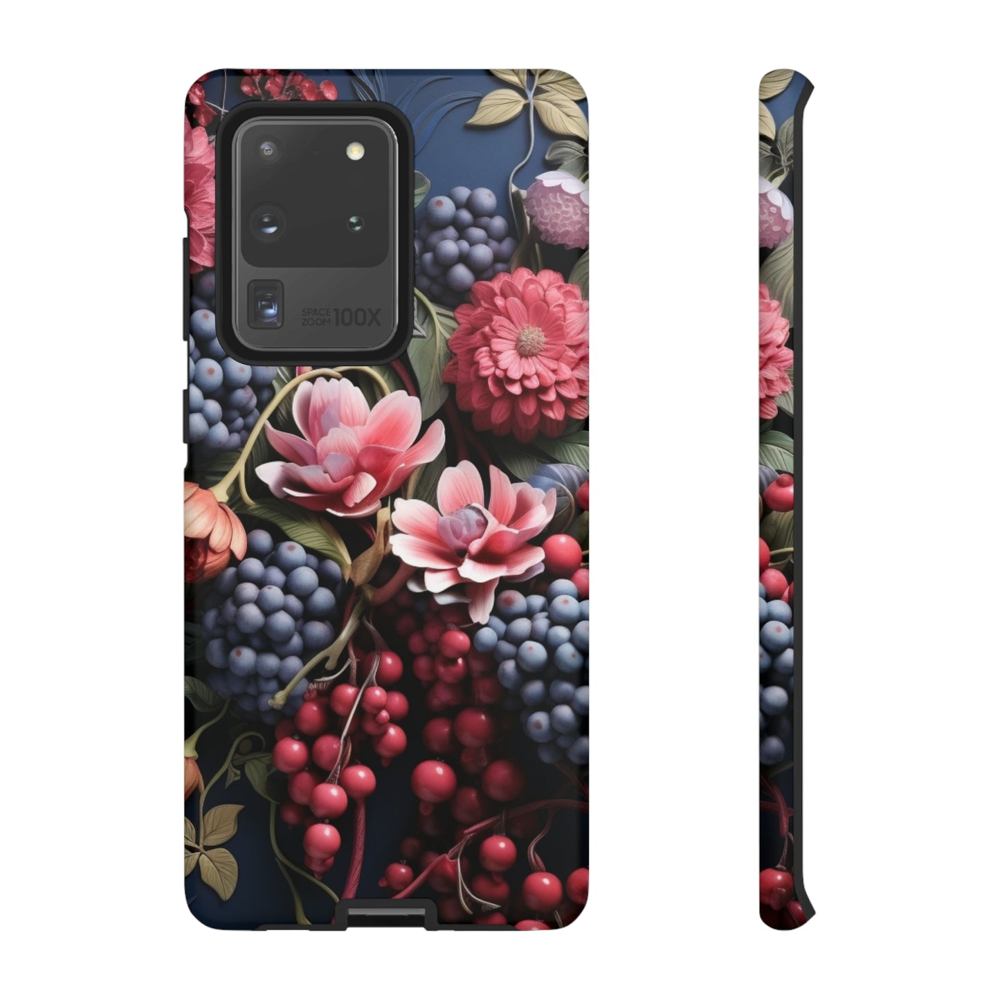 Berries and Floral phone case