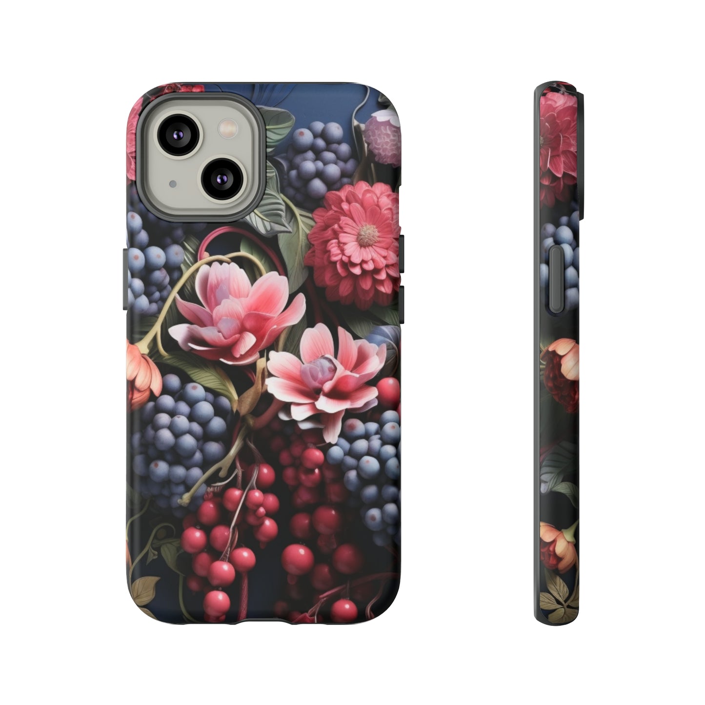 Berries and Floral phone case