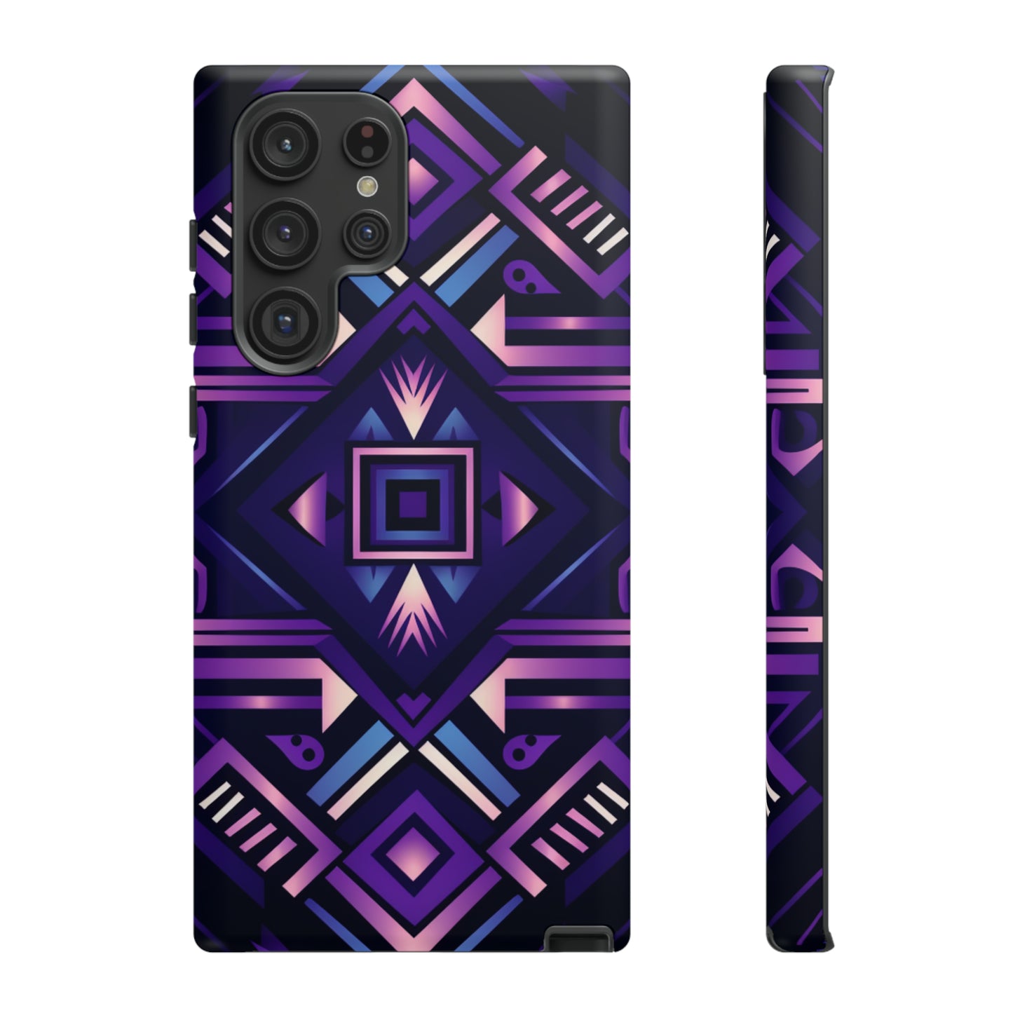 Purple Geometric Phone Case