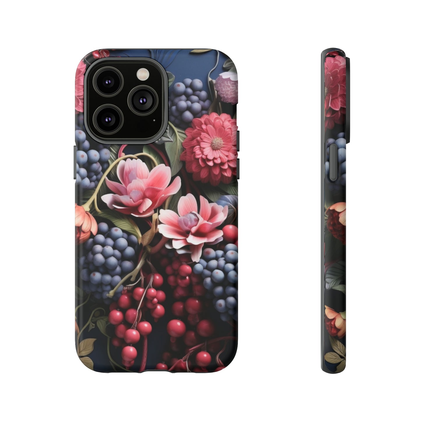 Berries and Floral phone case