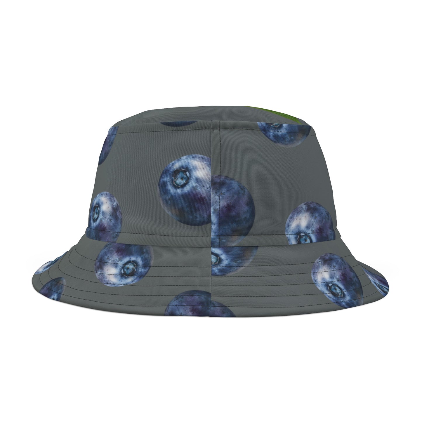 Grey Blueberry Bucket Hat