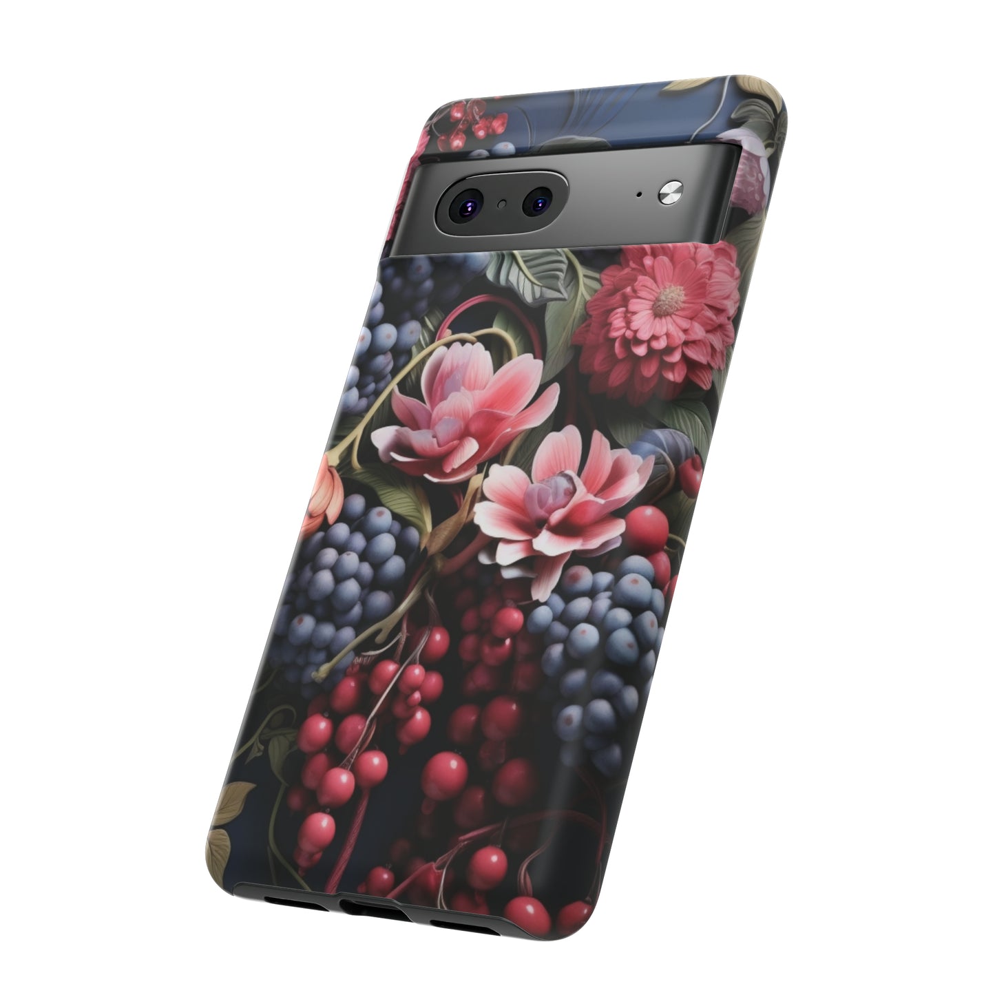 Berries and Floral phone case