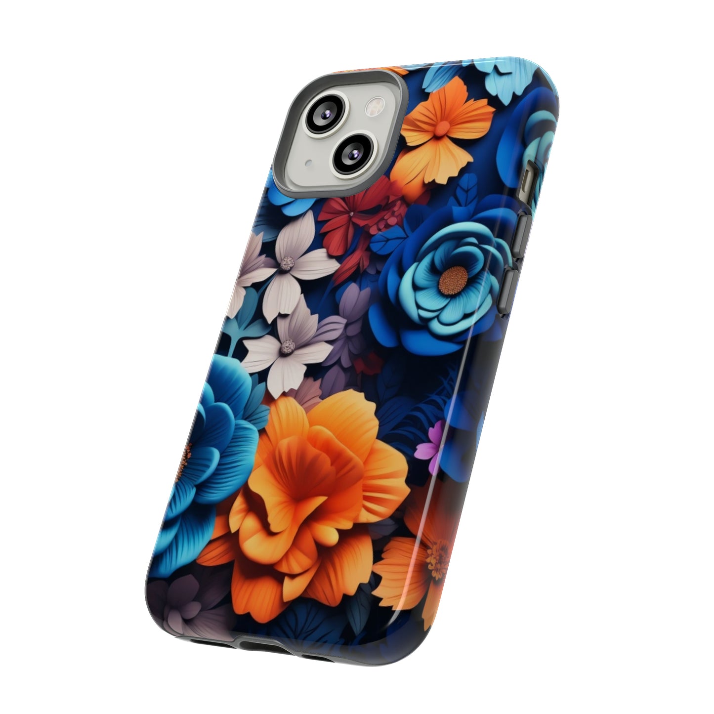 Blue Floral phone case