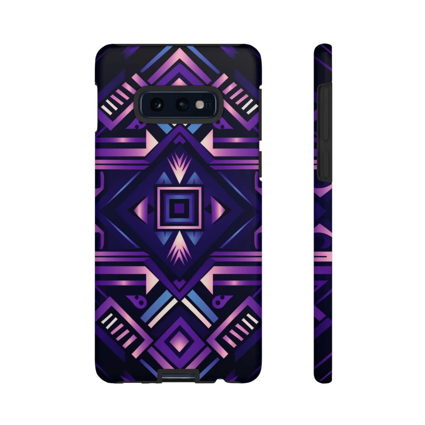 Purple Geometric Phone Case