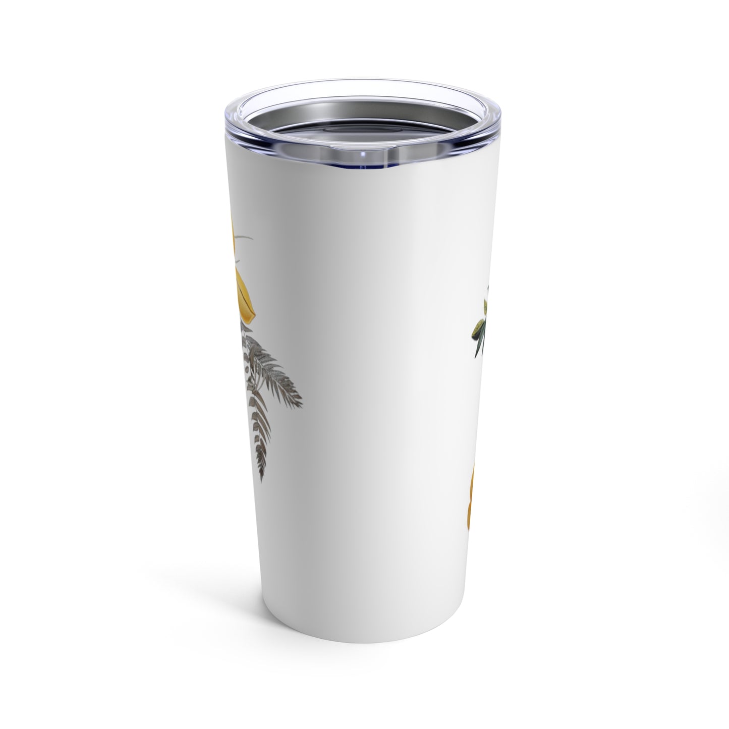 Yellow Floral Tumbler 20oz