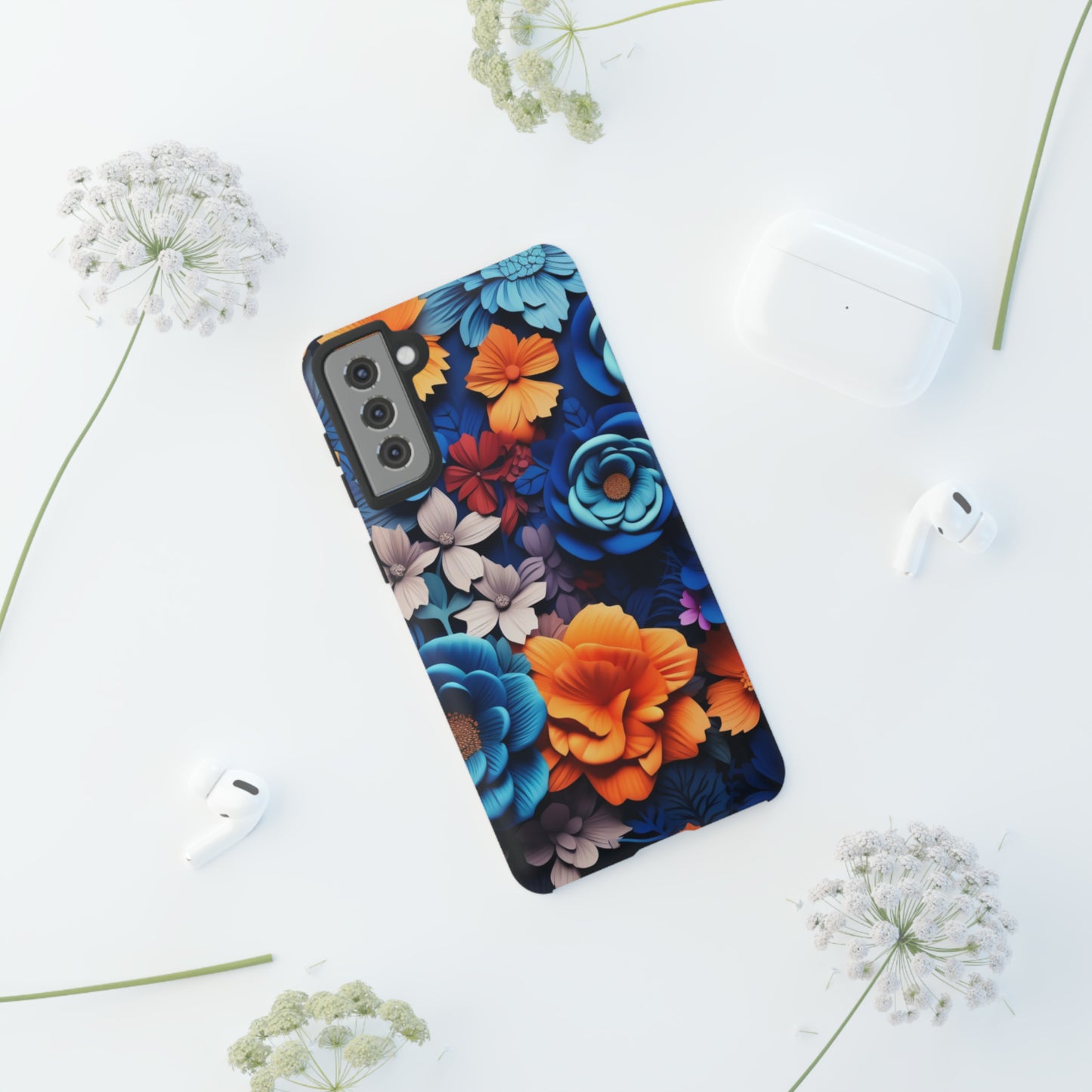 Blue Floral phone case