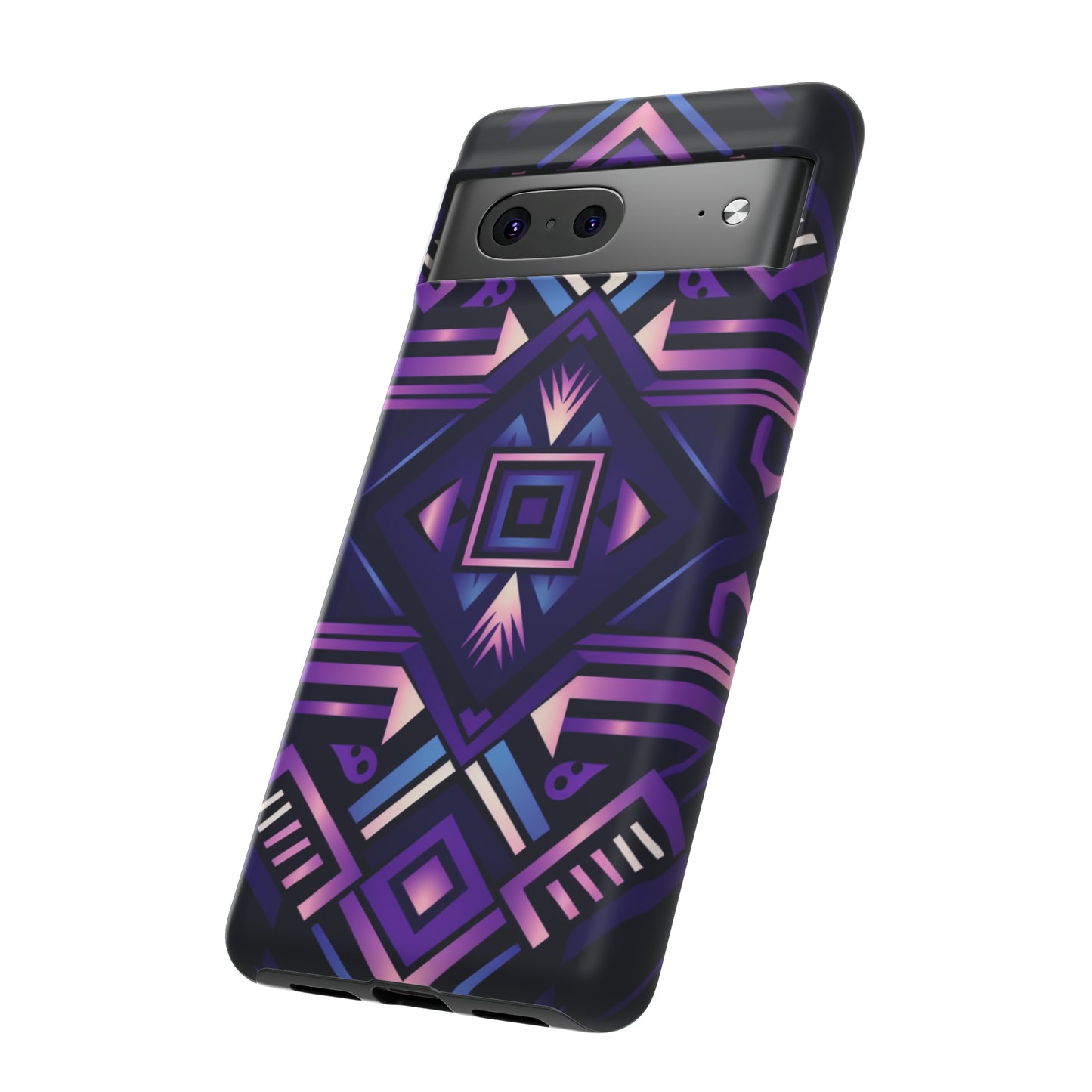 Purple Geometric Phone Case