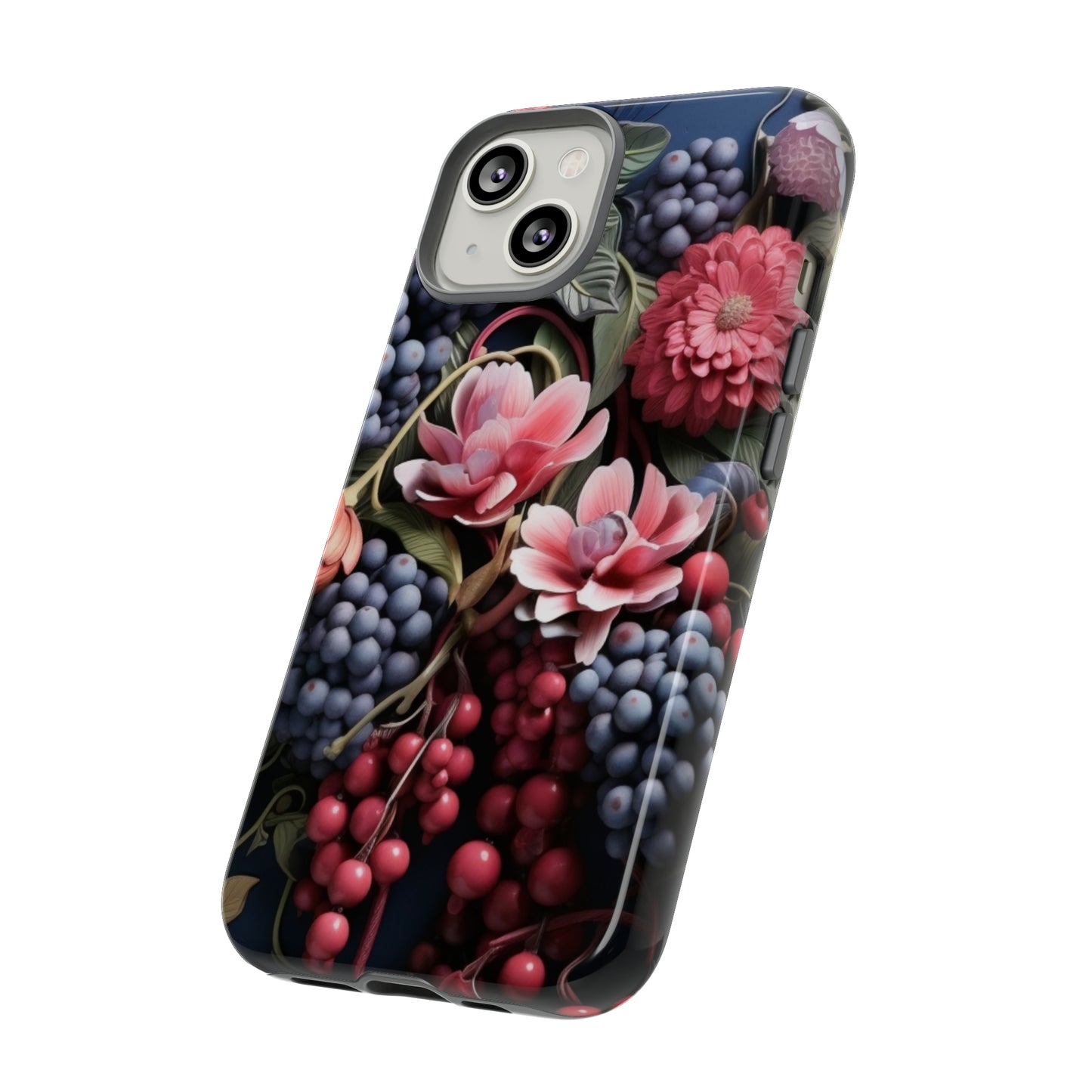 Berries and Floral phone case