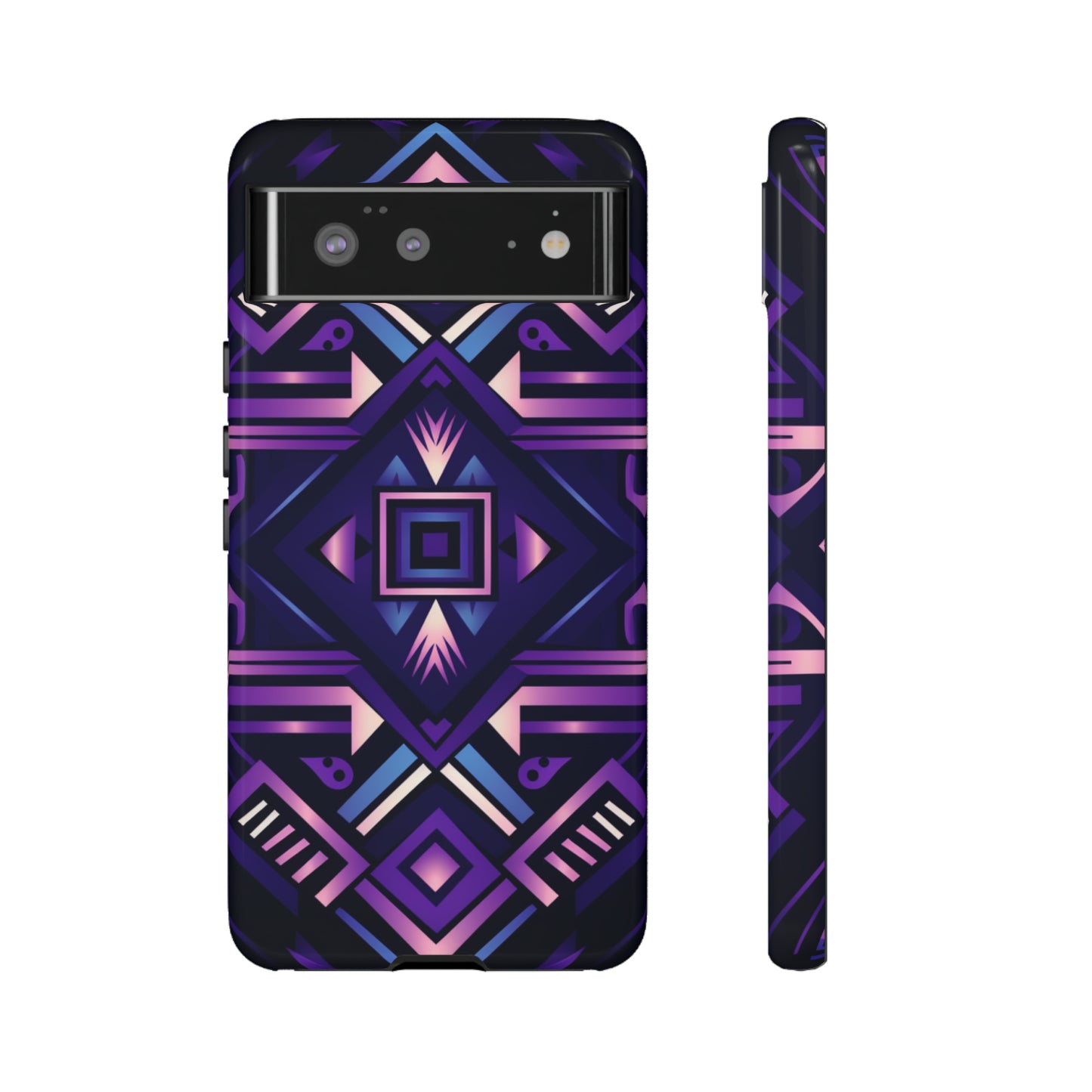 Purple Geometric Phone Case