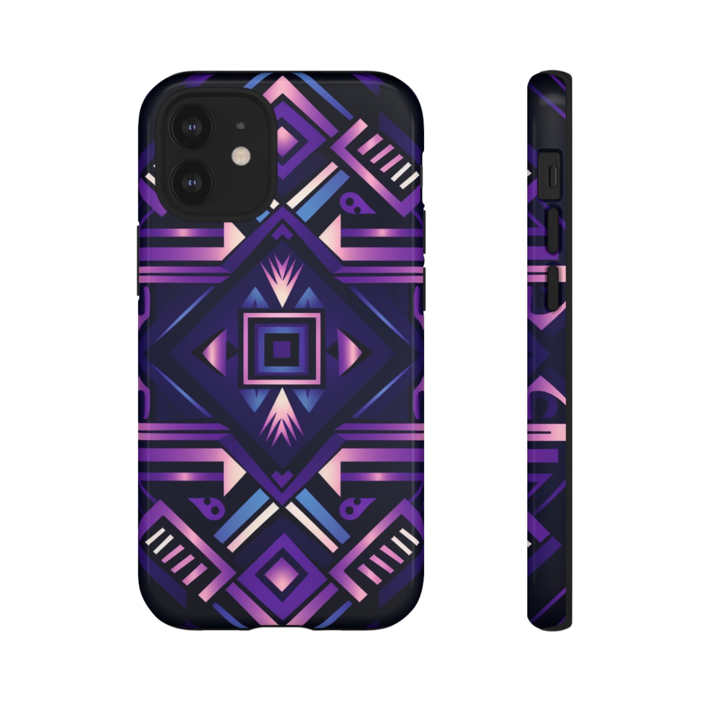 Purple Geometric Phone Case