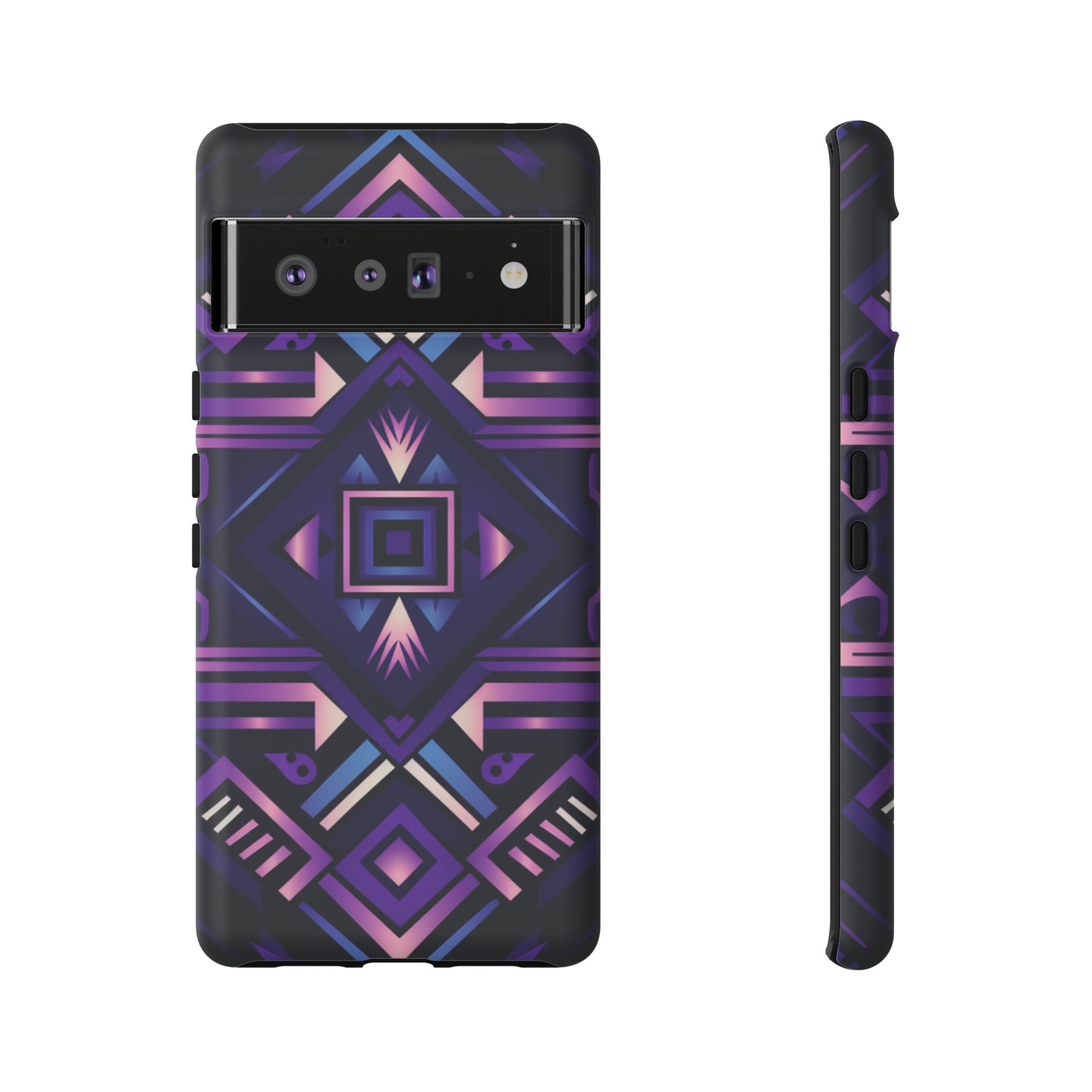 Purple Geometric Phone Case