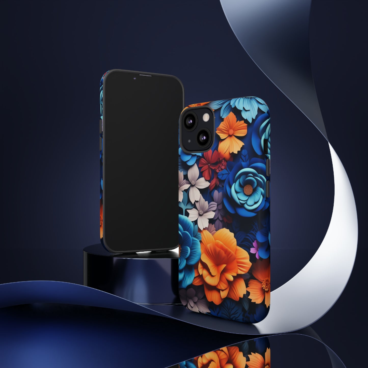 Blue Floral phone case