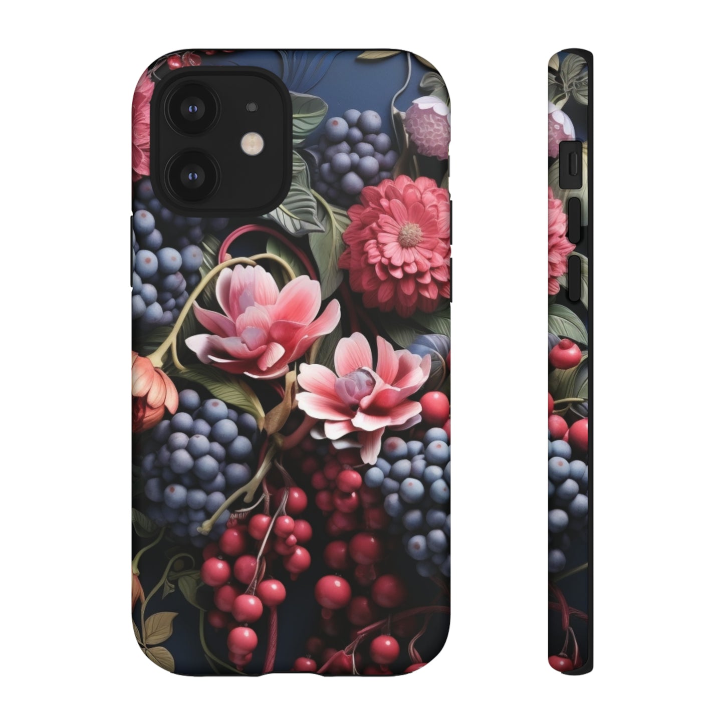 Berries and Floral phone case