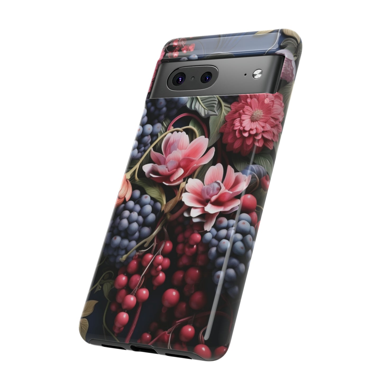 Berries and Floral phone case