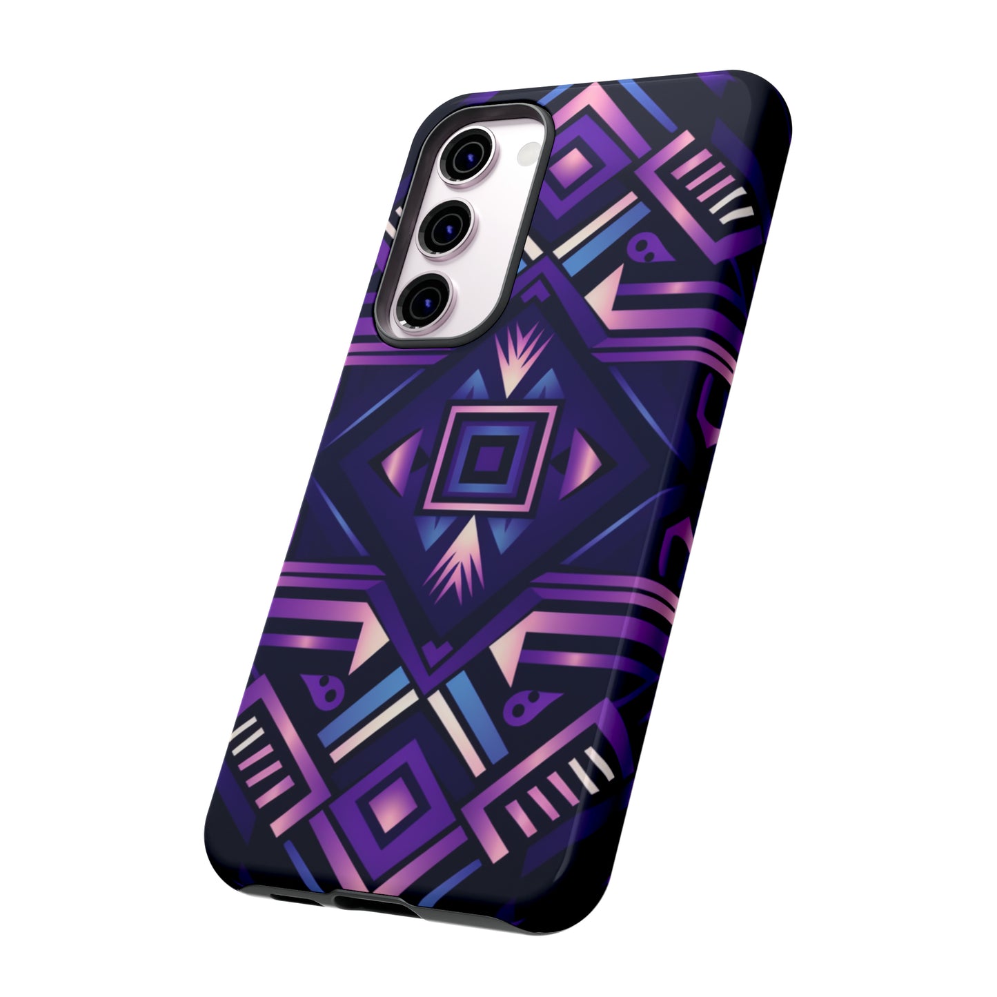 Purple Geometric Phone Case