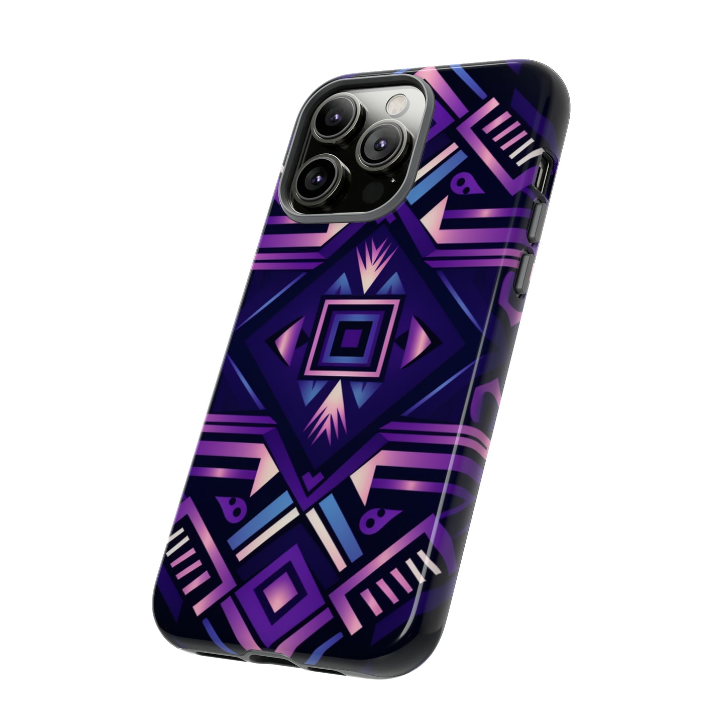 Purple Geometric Phone Case