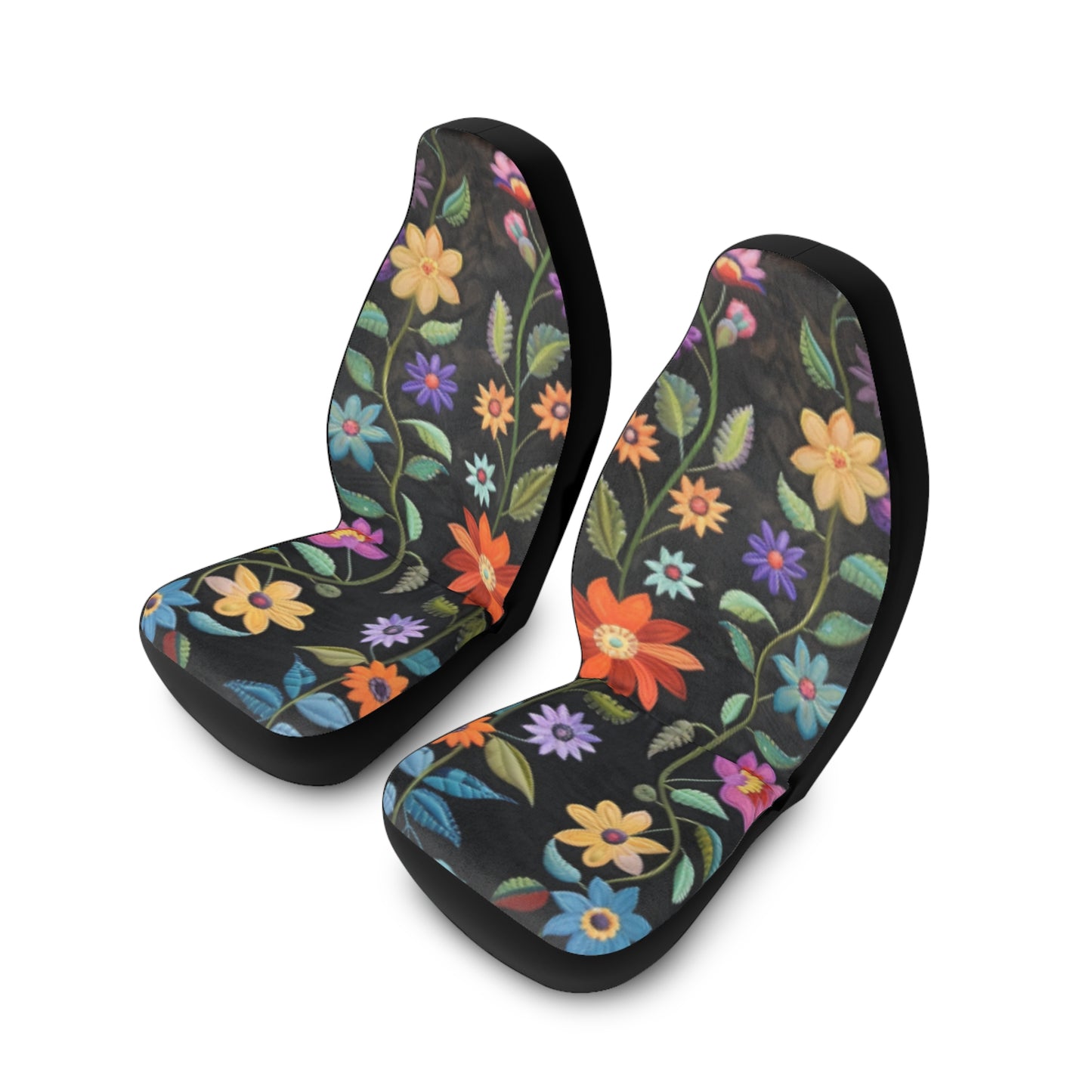 Multicolor Floral Car Seat Covers