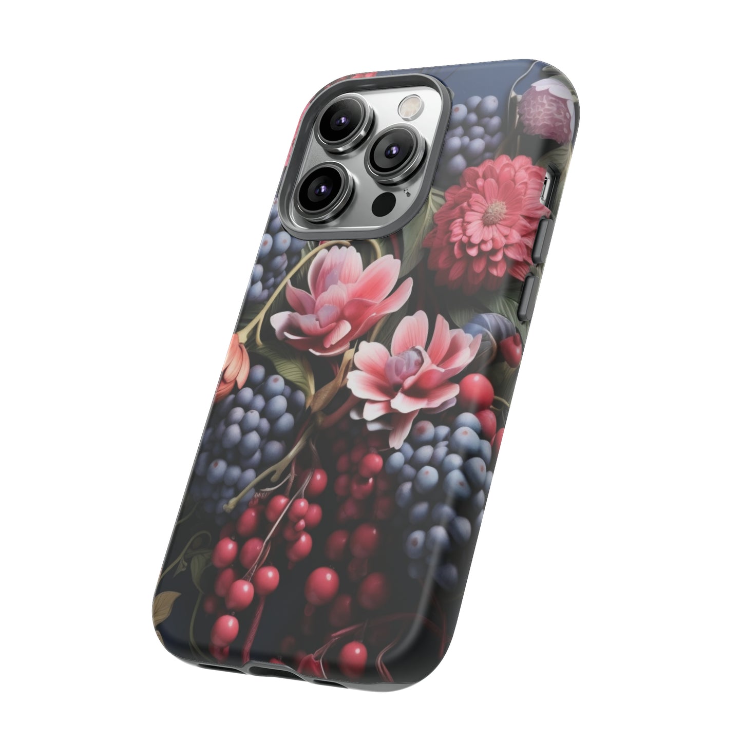 Berries and Floral phone case