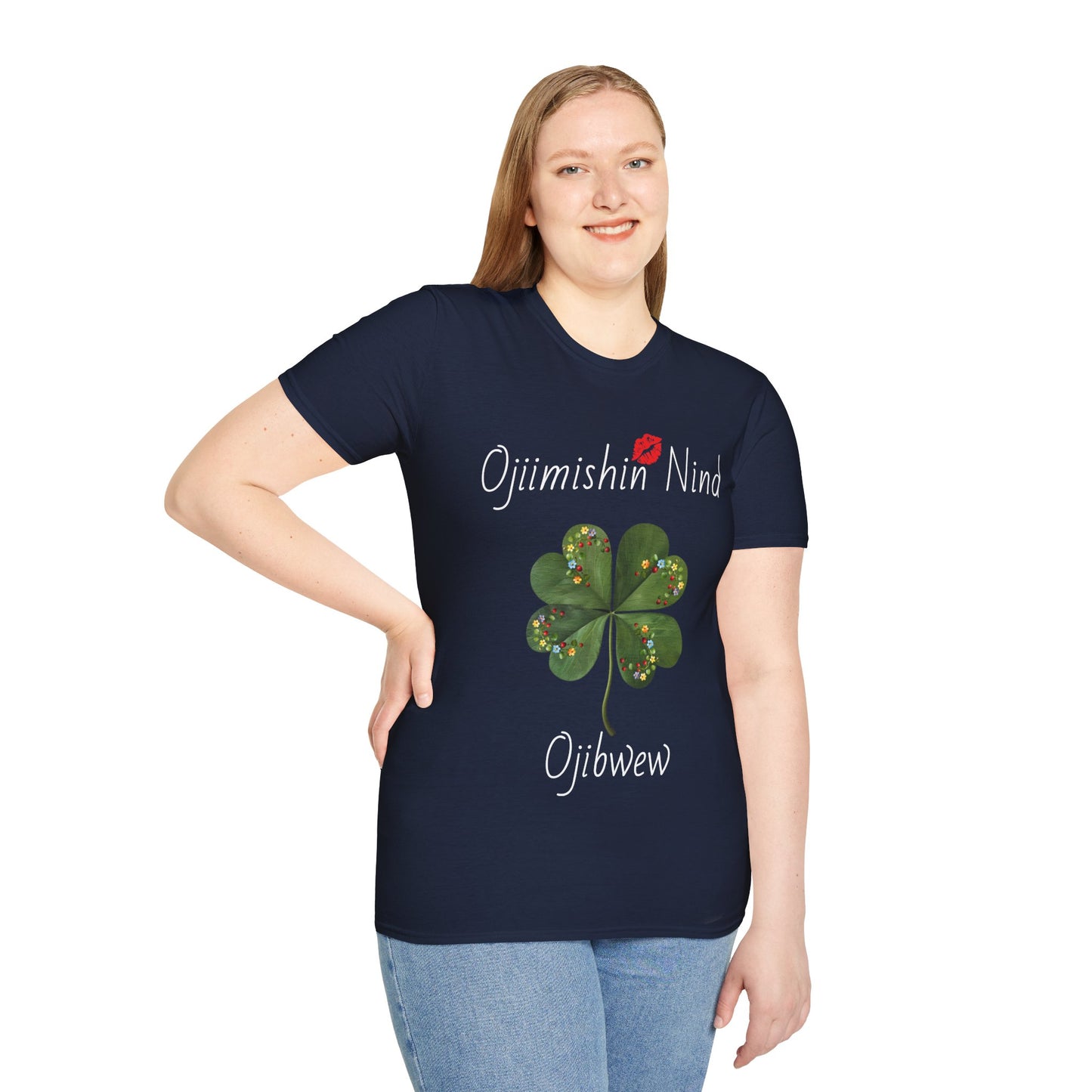 Kiss me I’m Ojibwe Softstyle T-Shirt