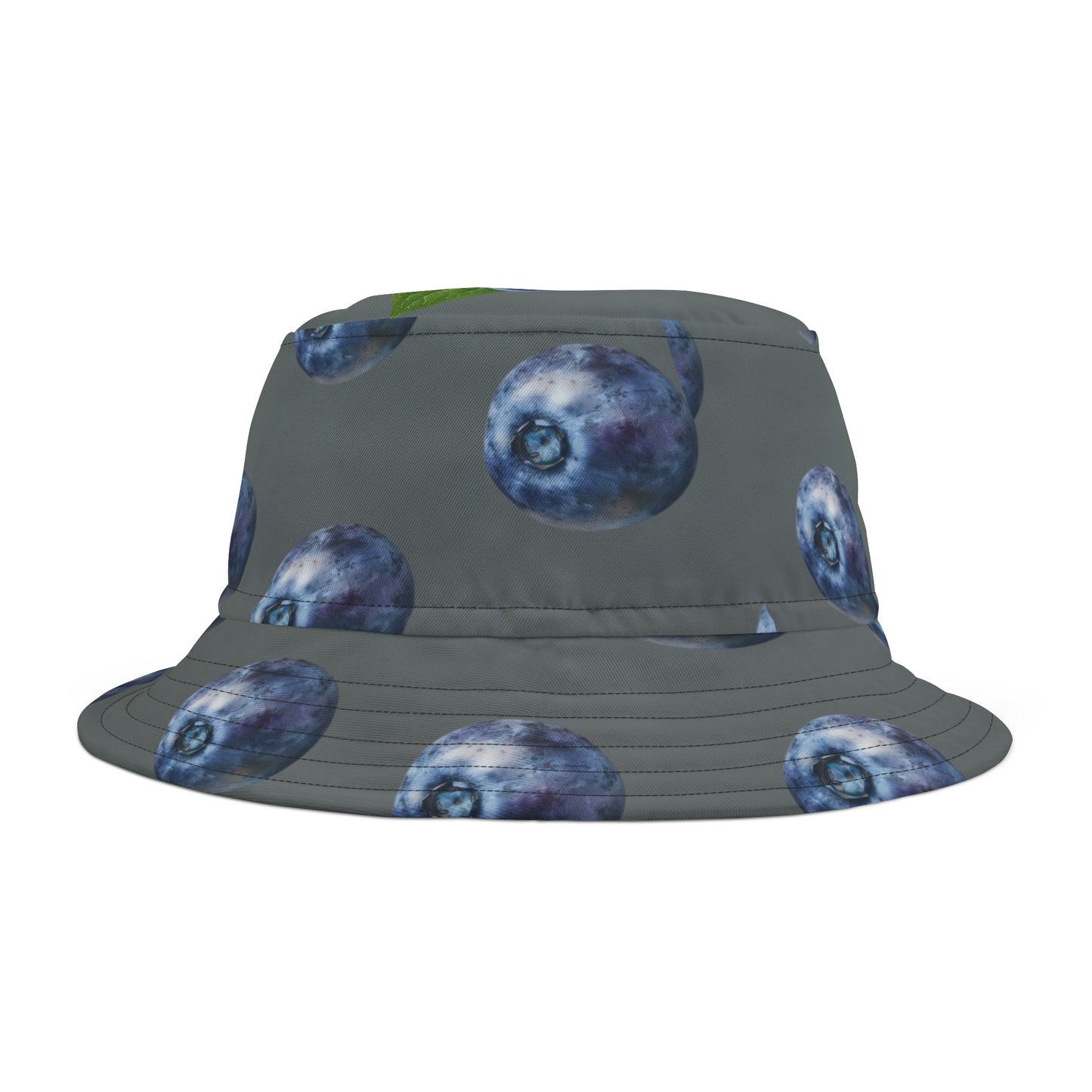 Grey Blueberry Bucket Hat