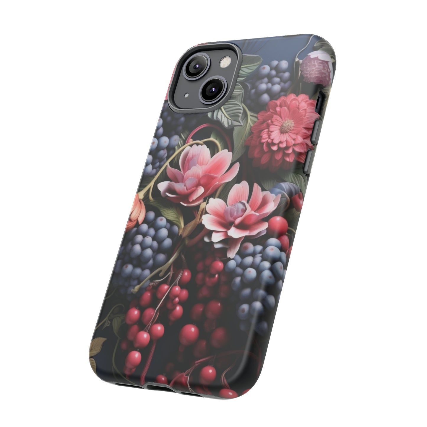 Berries and Floral phone case