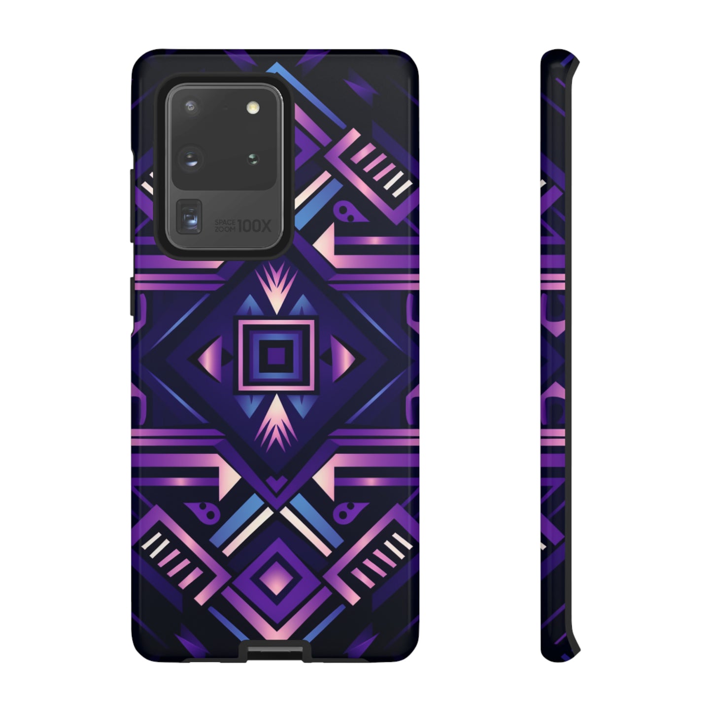 Purple Geometric Phone Case