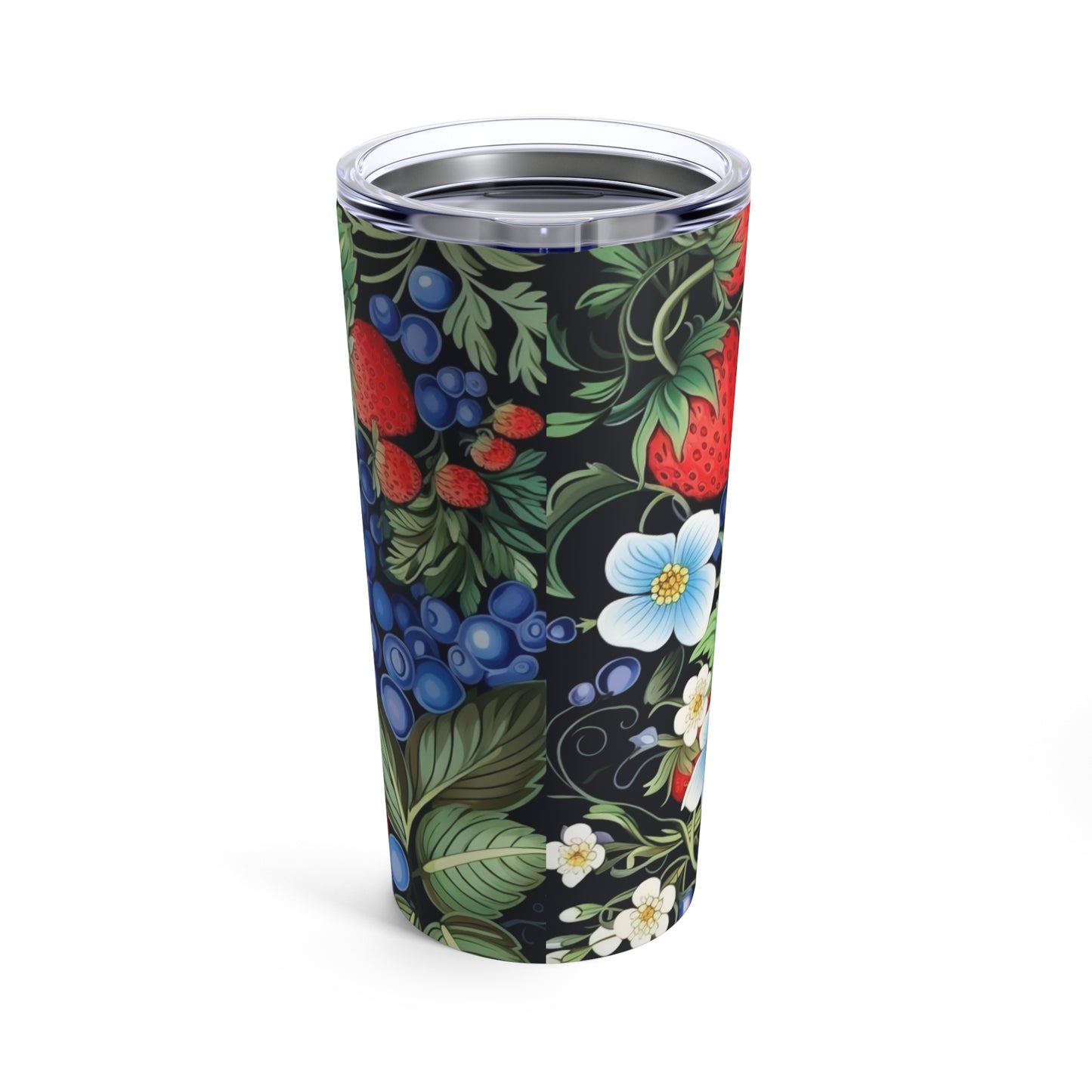 Strawberries and Blueberries Tumbler 20oz