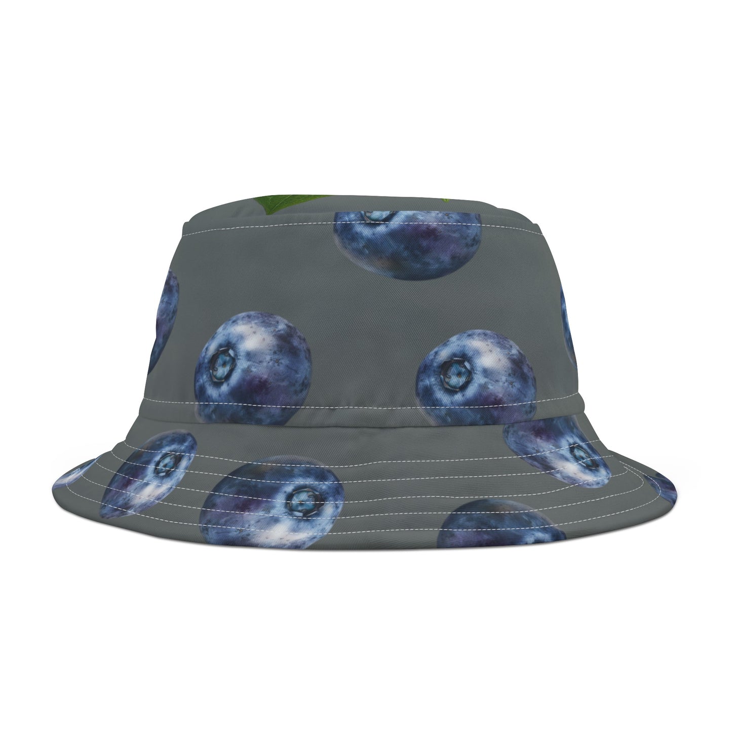 Grey Blueberry Bucket Hat