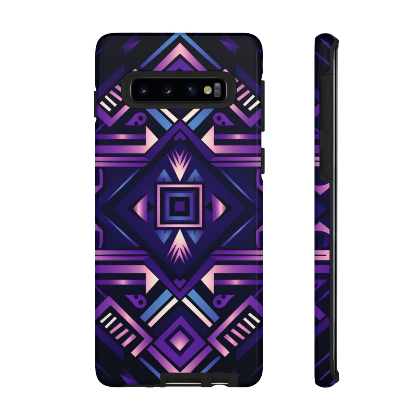 Purple Geometric Phone Case