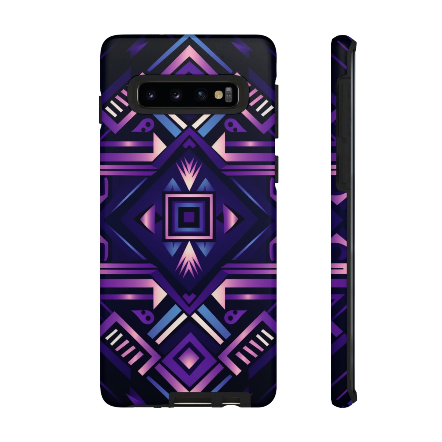 Purple Geometric Phone Case