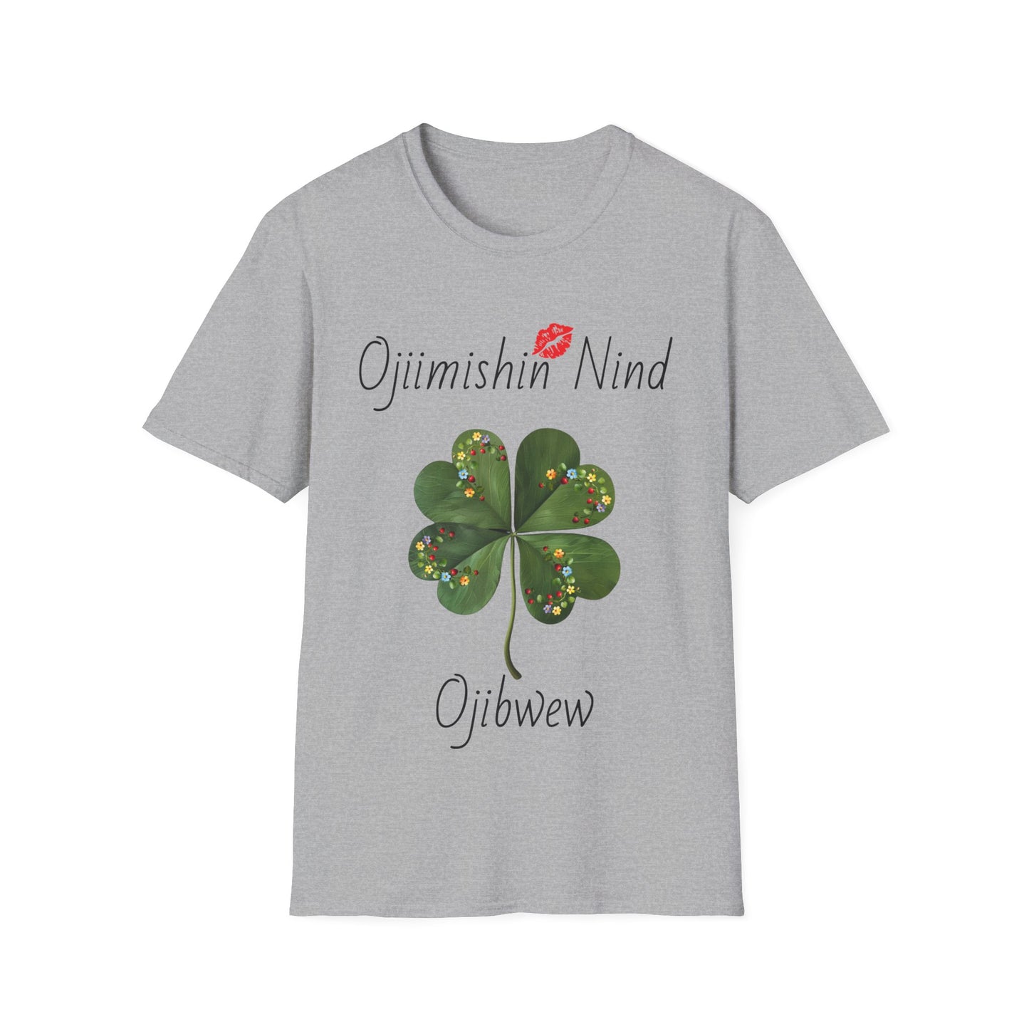 Kiss me I’m Ojibwe Softstyle T-Shirt