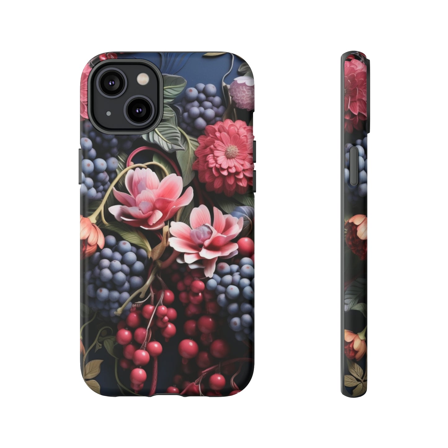 Berries and Floral phone case