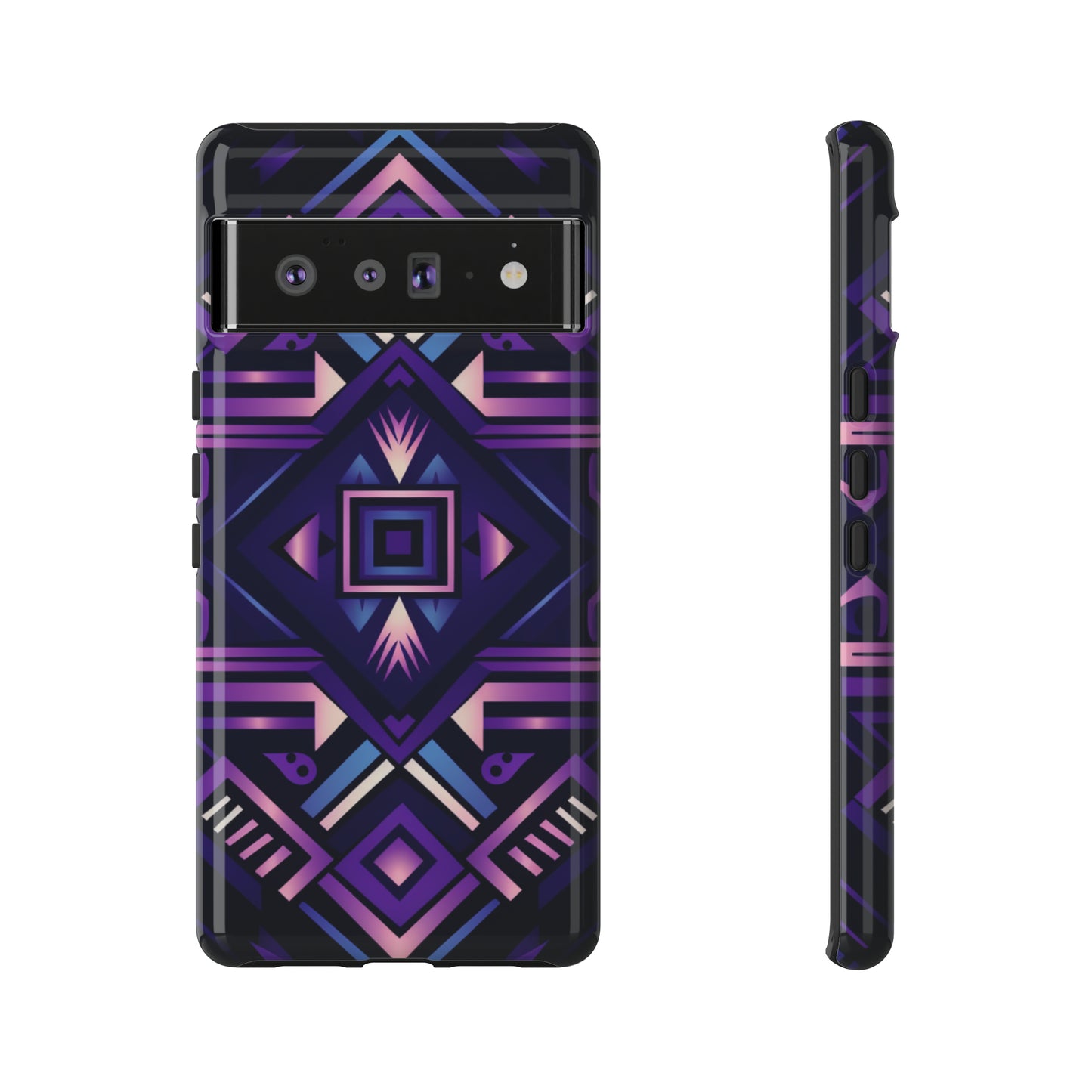 Purple Geometric Phone Case