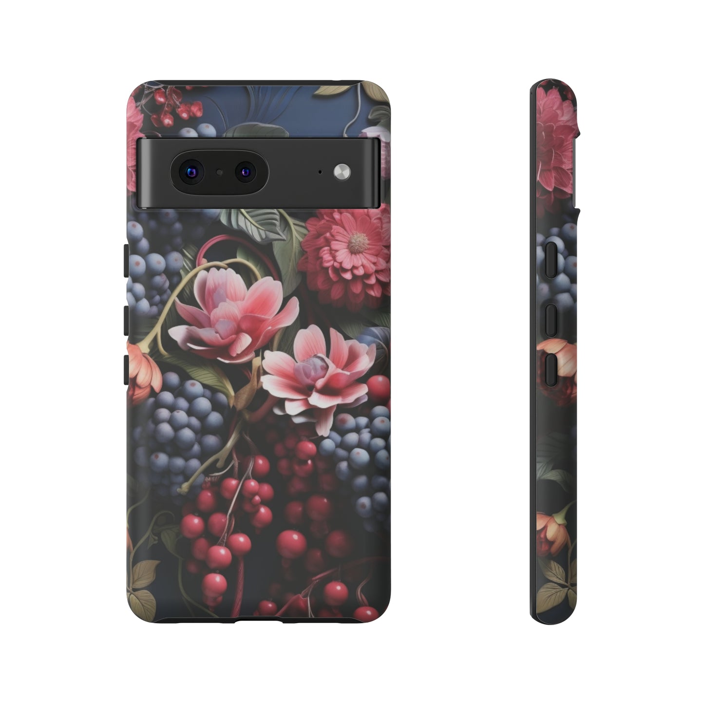 Berries and Floral phone case