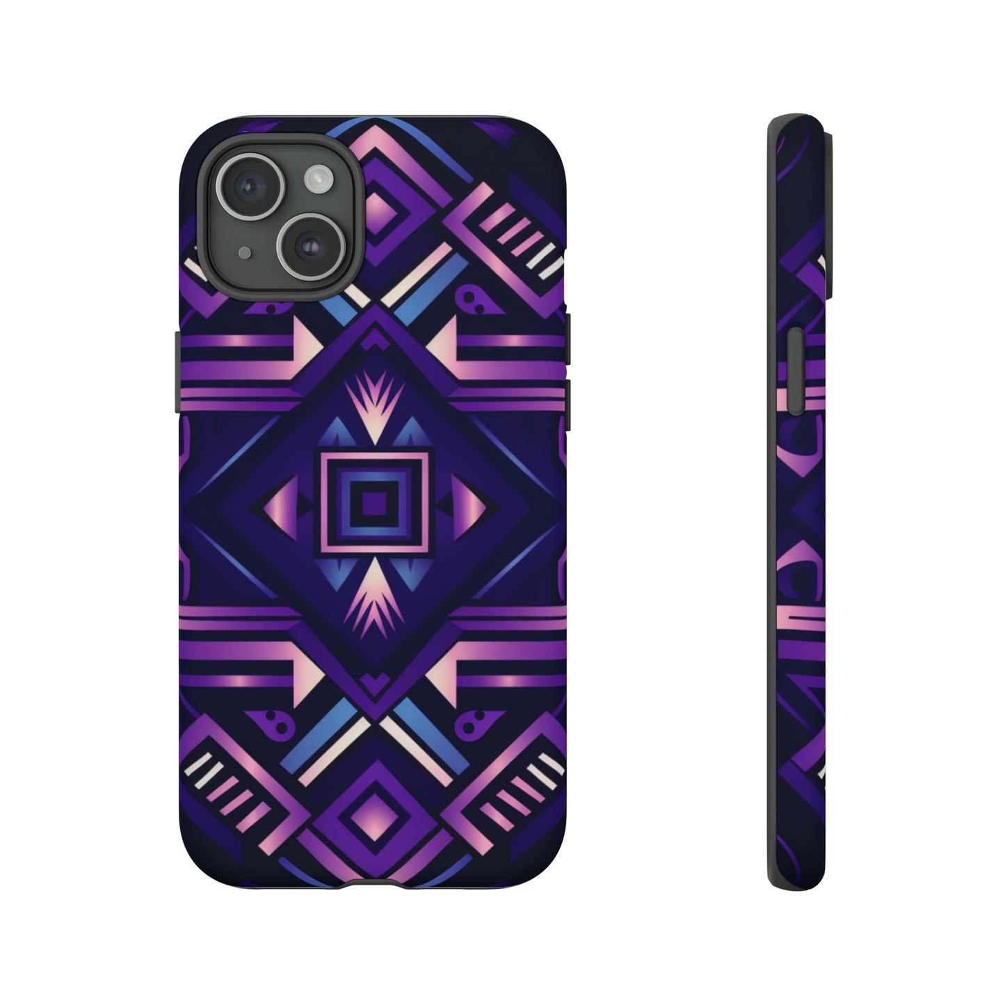 Purple Geometric Phone Case