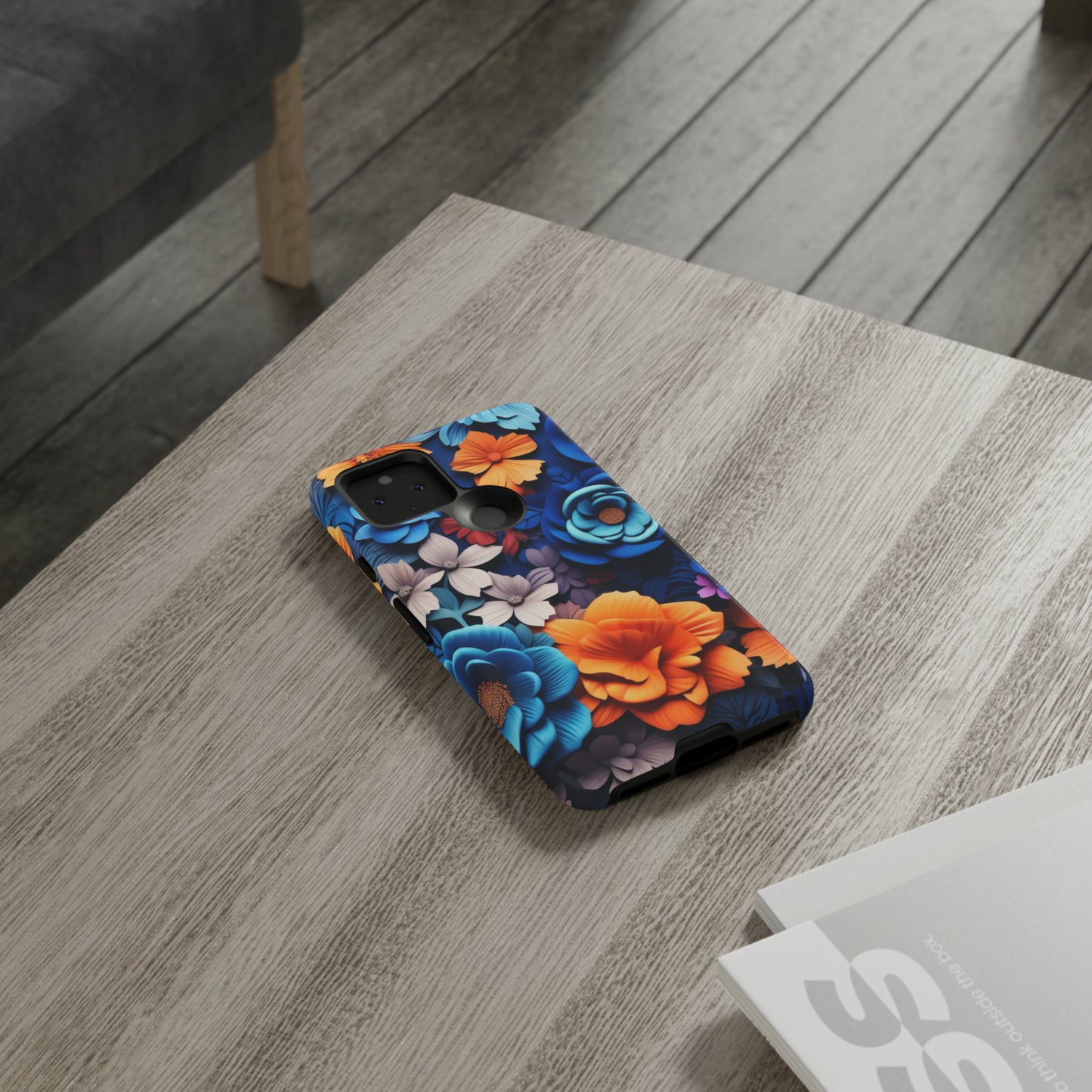 Blue Floral phone case