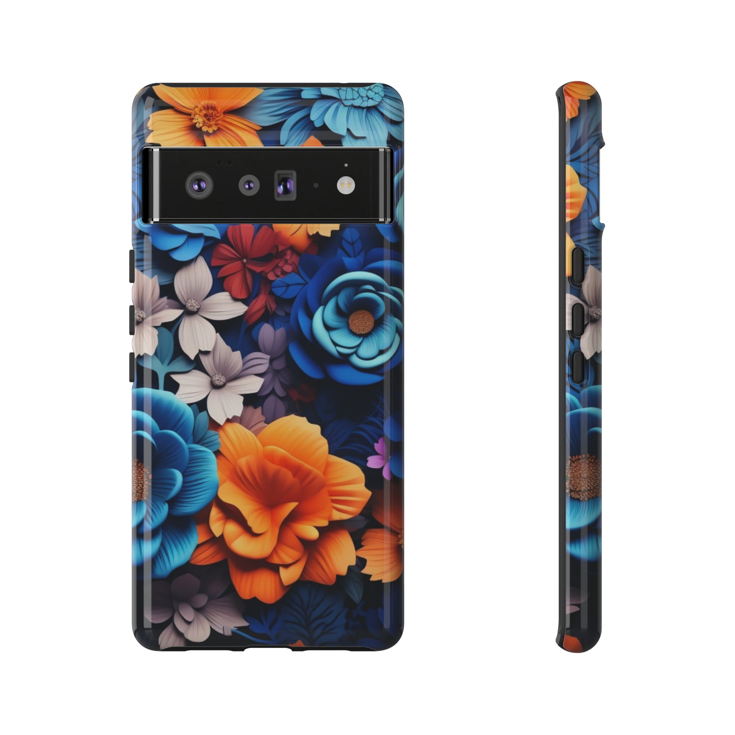 Blue Floral phone case