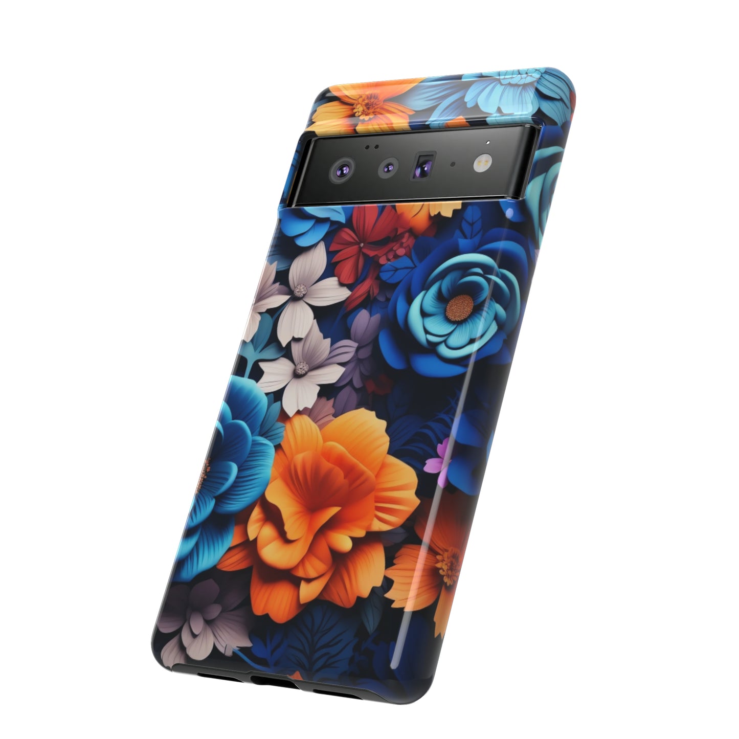 Blue Floral phone case