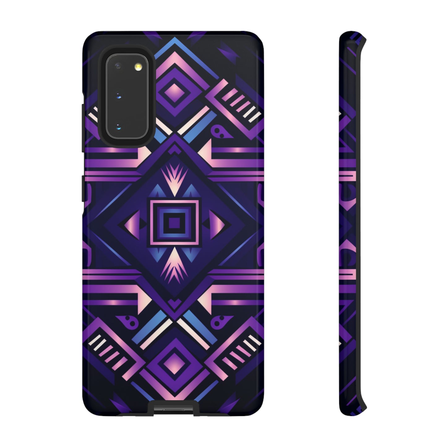 Purple Geometric Phone Case