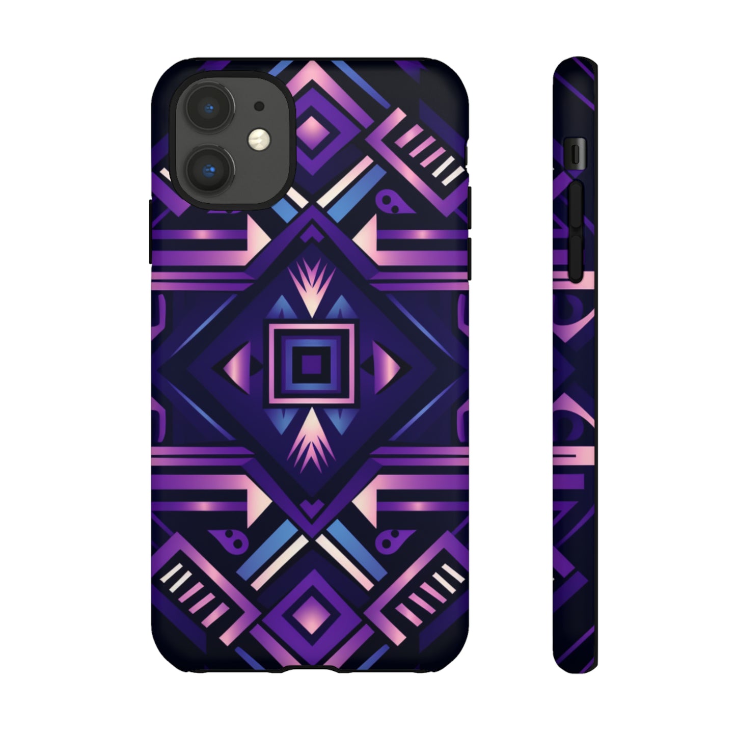 Purple Geometric Phone Case